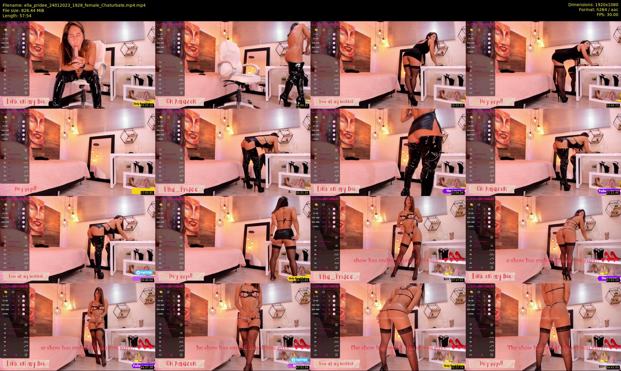 ella_pridee — 58 minute Chaturbate female cam show recording, 1080p, Jan 24, 2023