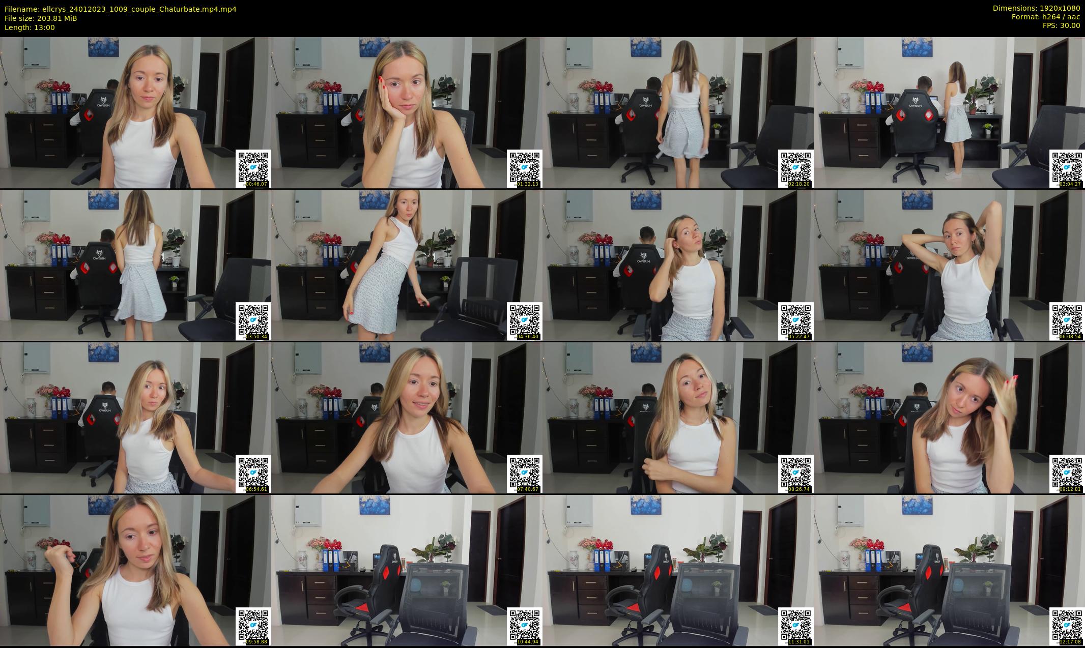 ellcrys — 13 minute Chaturbate couple cam show recording, 1080p, Jan 24, 2023