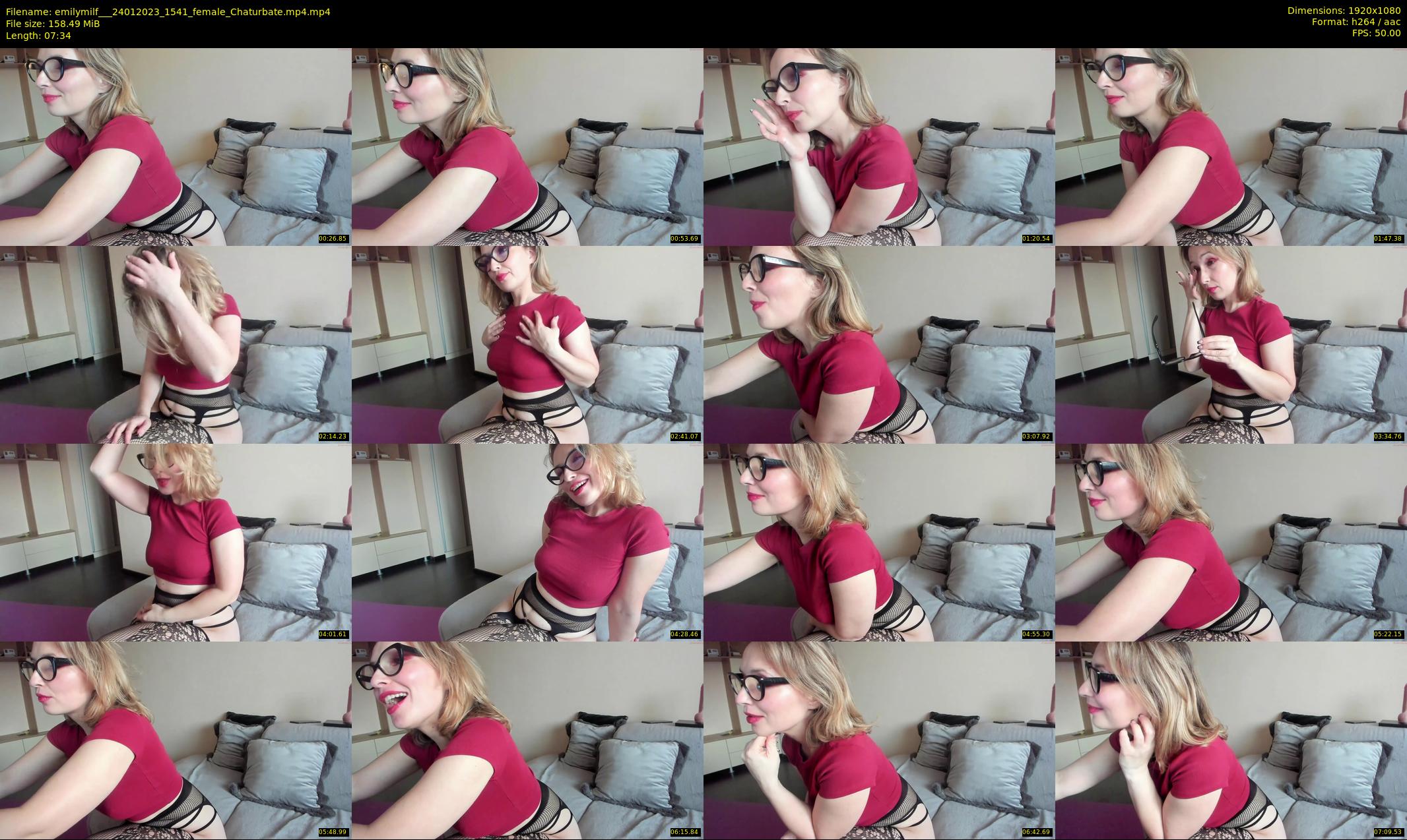 emilymilf__ — 8 minute Chaturbate female cam show recording, 1080p, Jan 24, 2023