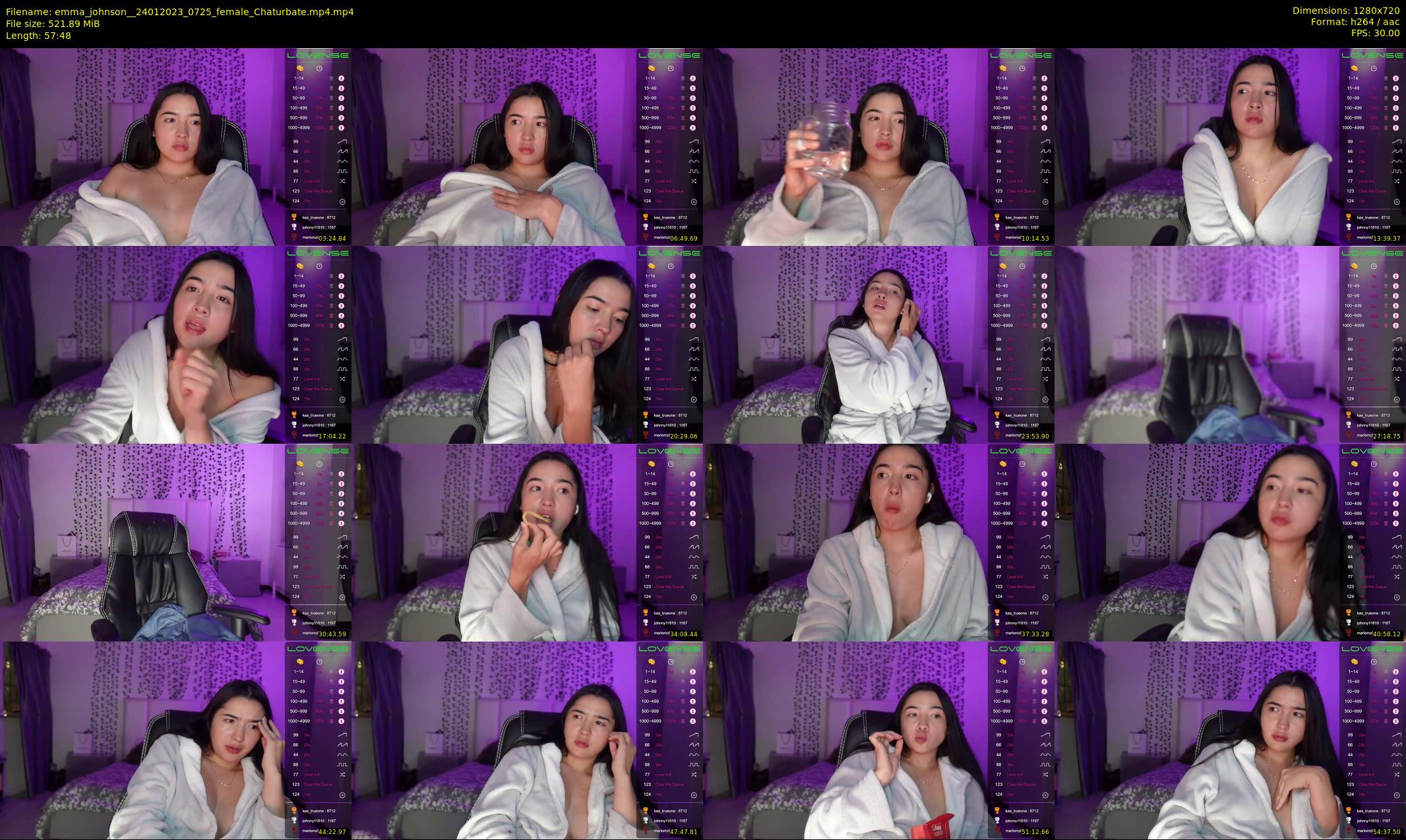 emma_johnson_ — 58 minute Chaturbate female cam show recording, 720p, Jan 24, 2023