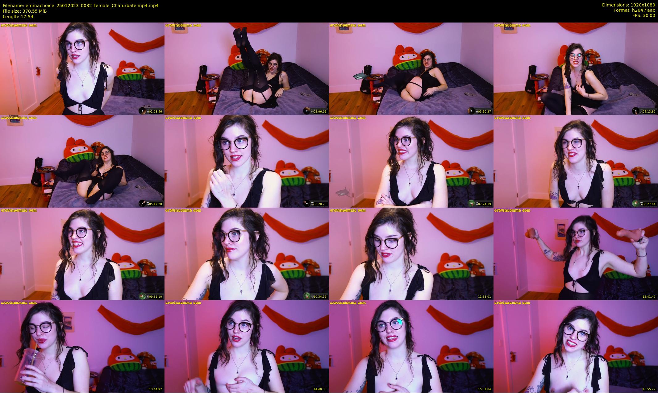 emmachoice — 18 minute Chaturbate female cam show recording, 1080p, Jan 25, 2023
