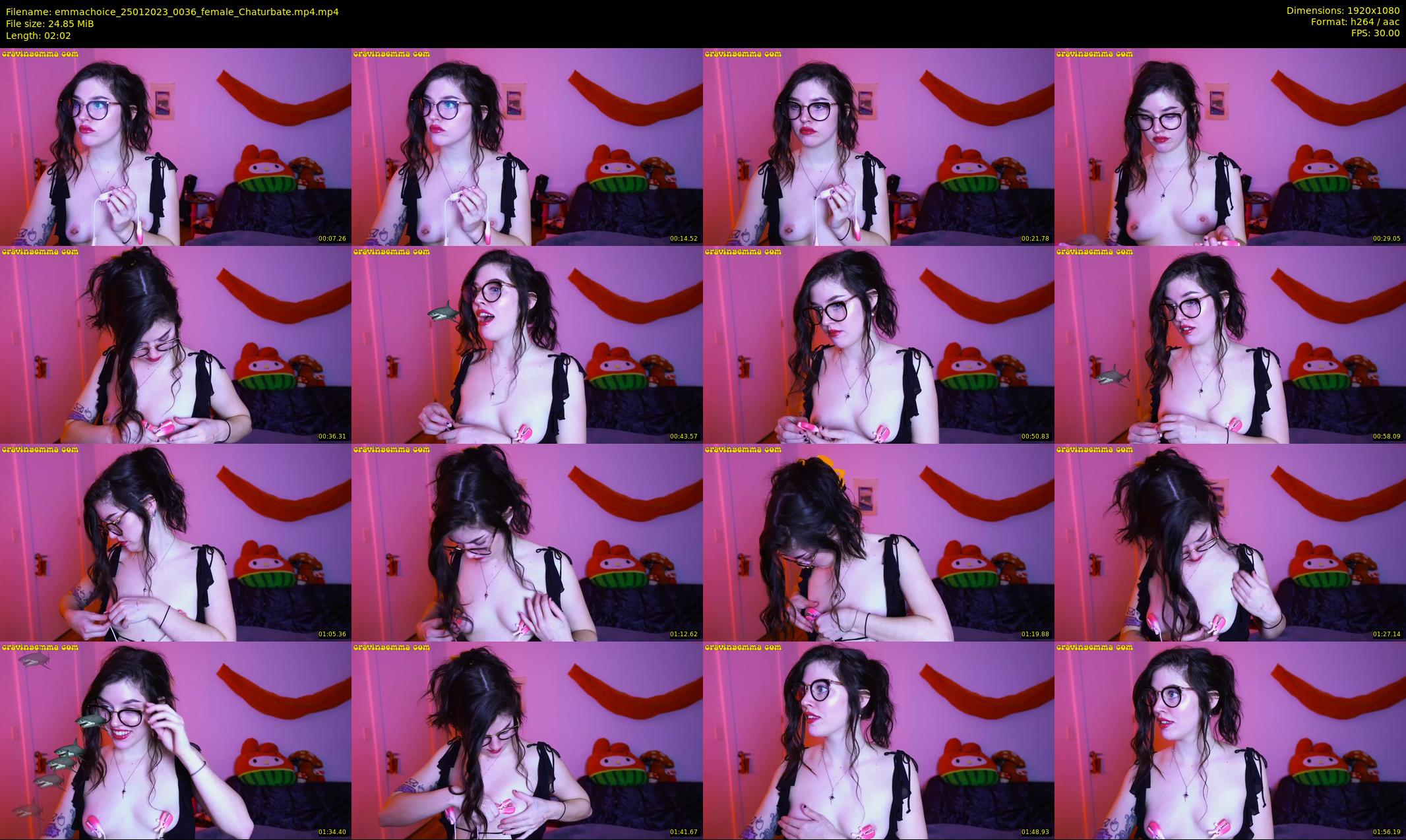 emmachoice — 3 minute Chaturbate female cam show recording, 1080p, Jan 25, 2023