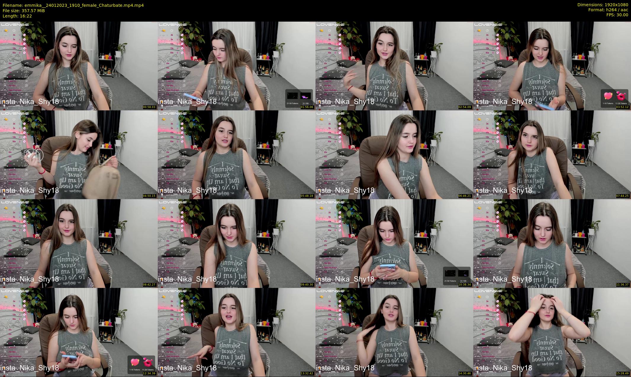 emmika_ — 17 minute Chaturbate female cam show recording, 1080p, Jan 24, 2023