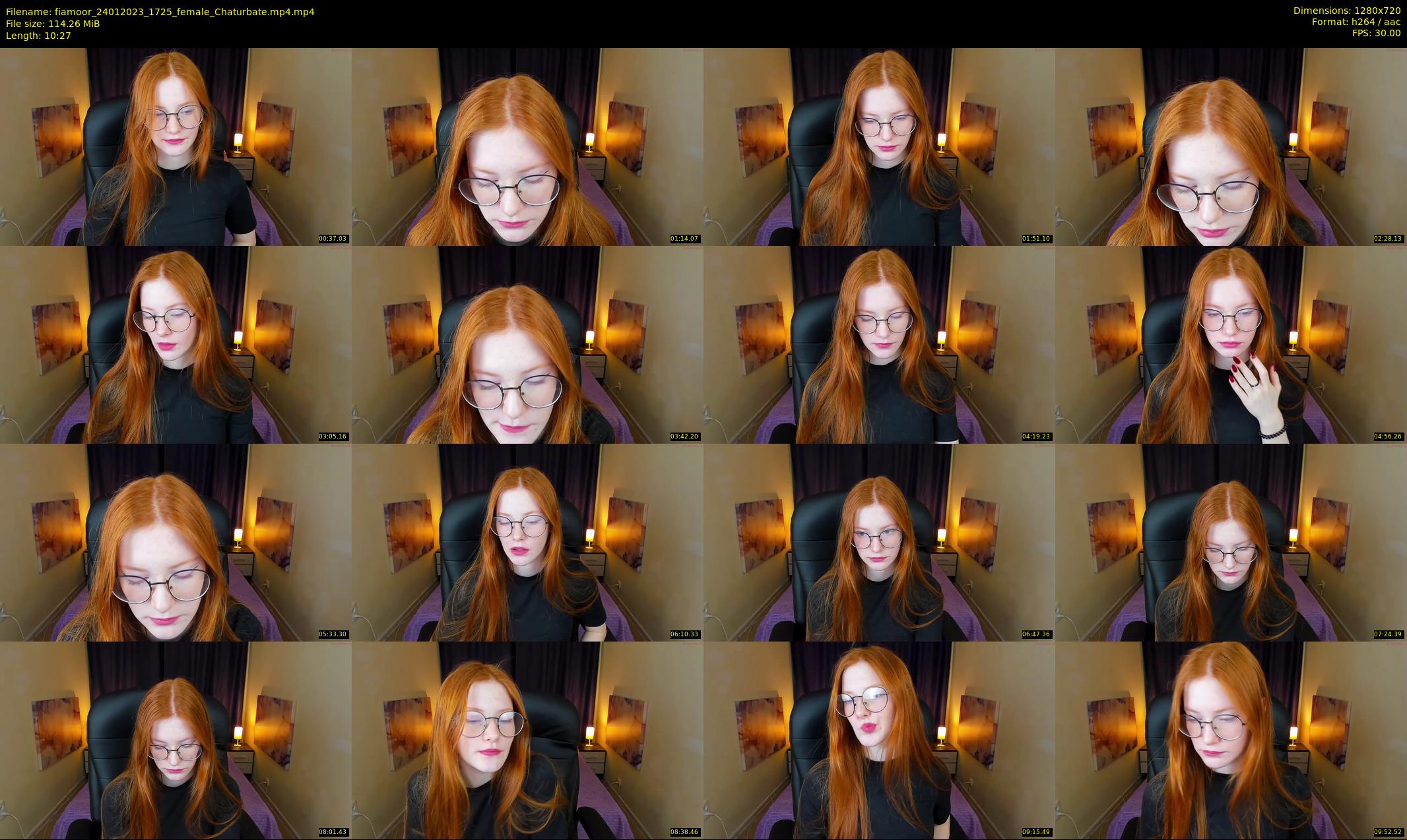 fiamoor — 11 minute Chaturbate female cam show recording, 720p, Jan 24, 2023