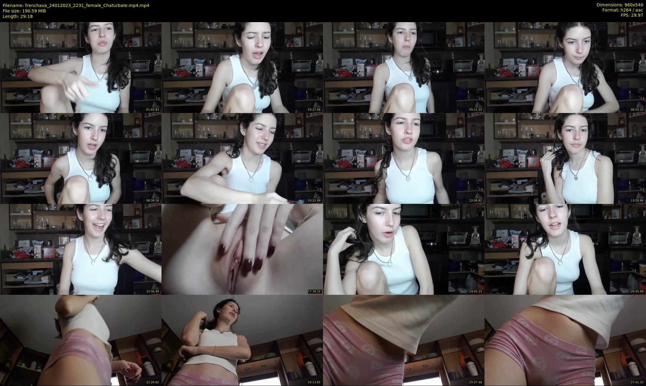 frenchava — 30 minute Chaturbate female cam show recording, 480p, Jan 24, 2023