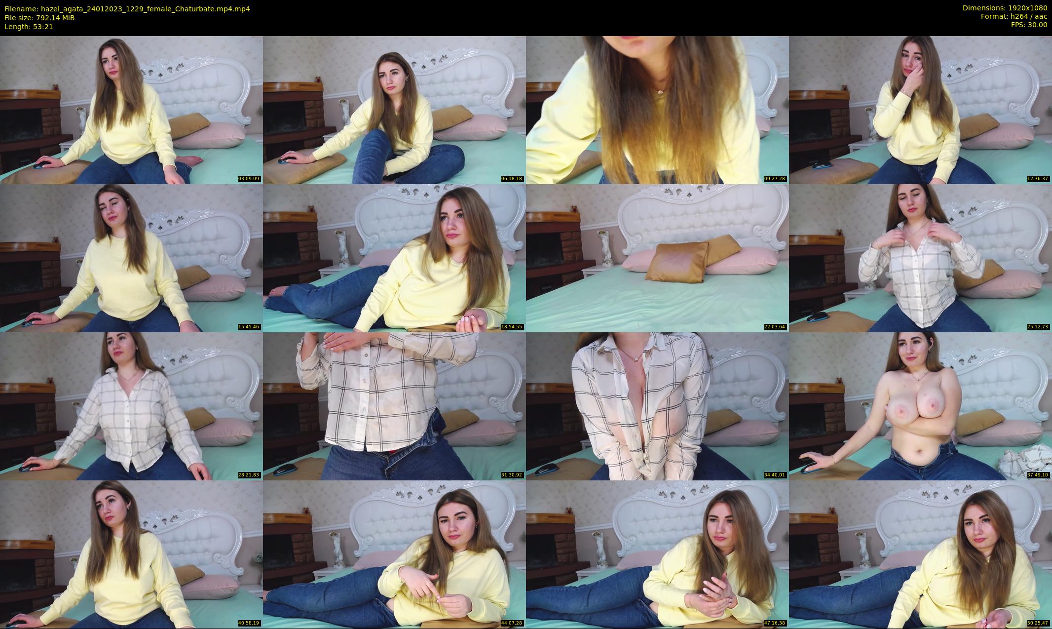 hazel_agata — 54 minute Chaturbate female cam show recording, 1080p, Jan 24, 2023