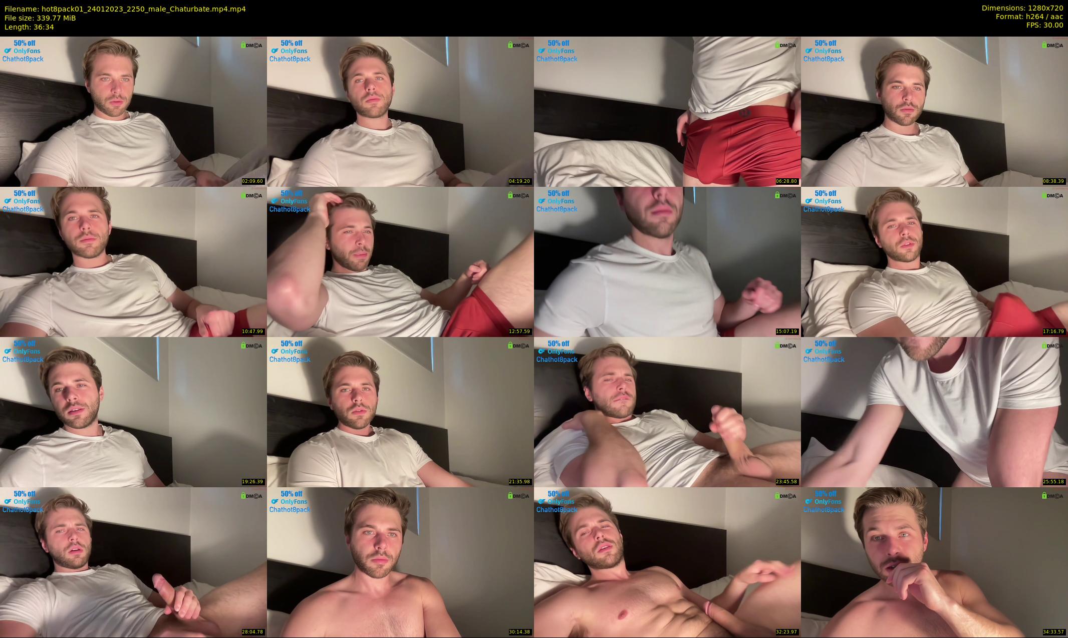 hot8pack01 — 37 minute Chaturbate male cam show recording, 720p, Jan 24, 2023