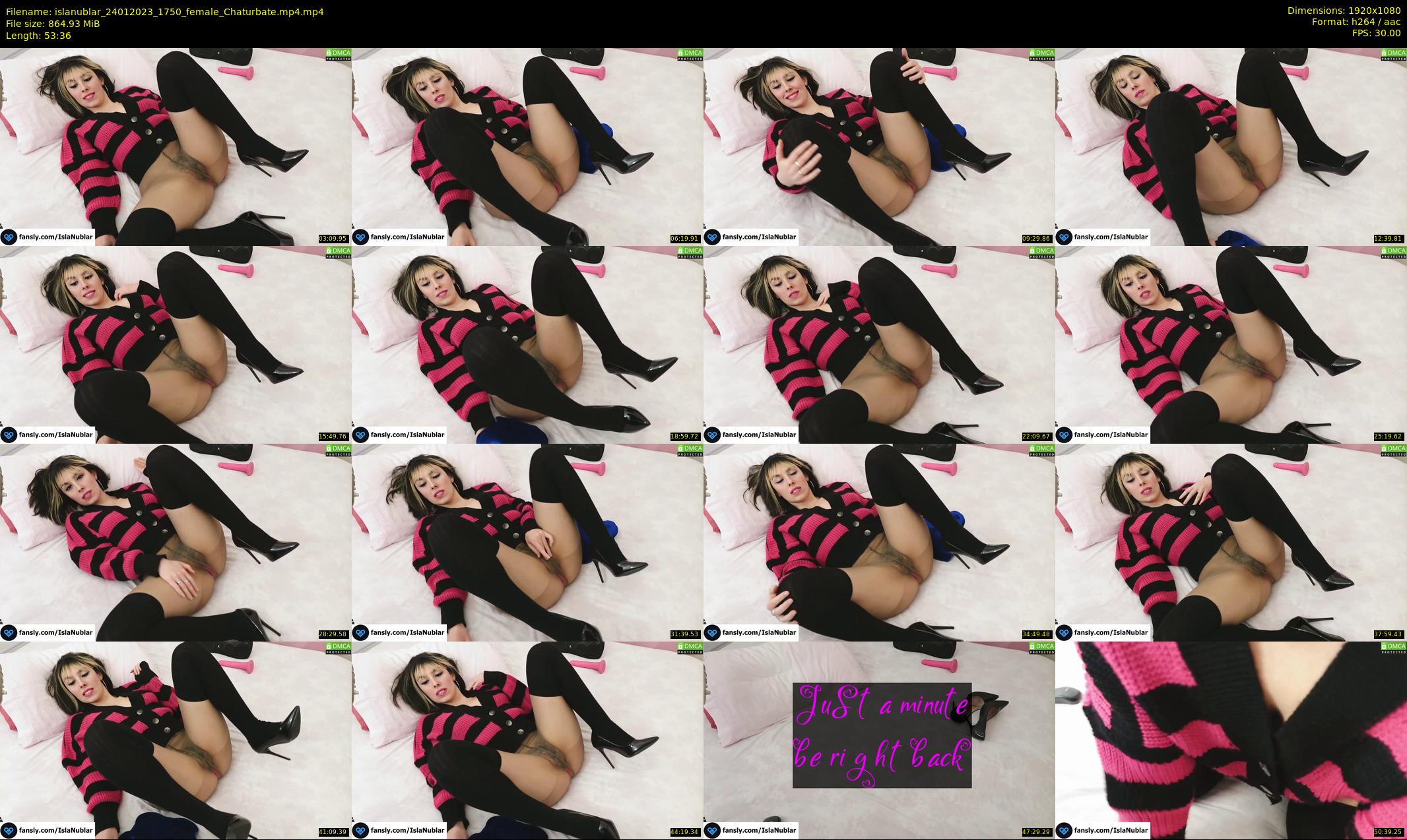 islanublar — 54 minute Chaturbate female cam show recording, 1080p, Jan 24, 2023