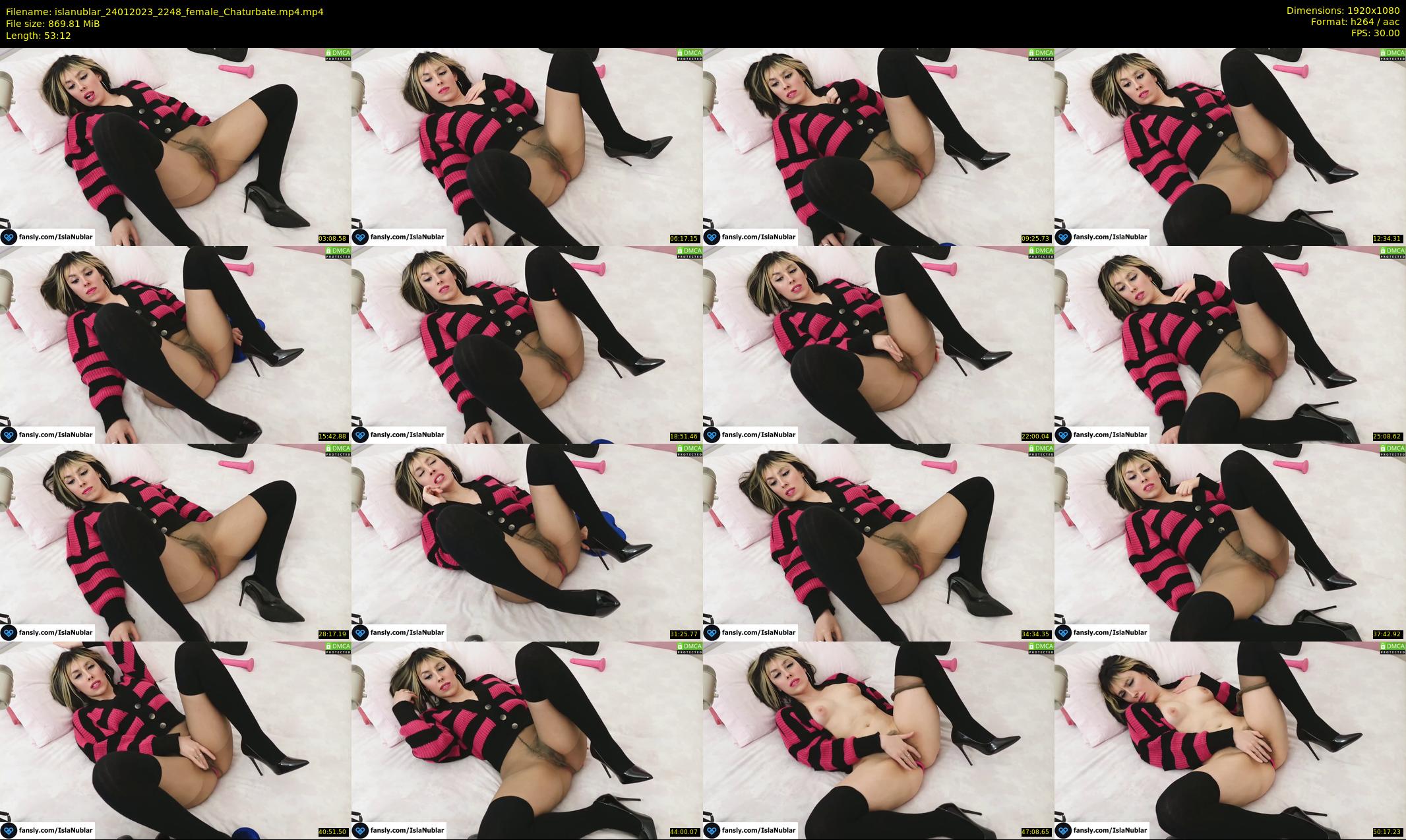 islanublar — 54 minute Chaturbate female cam show recording, 1080p, Jan 24, 2023