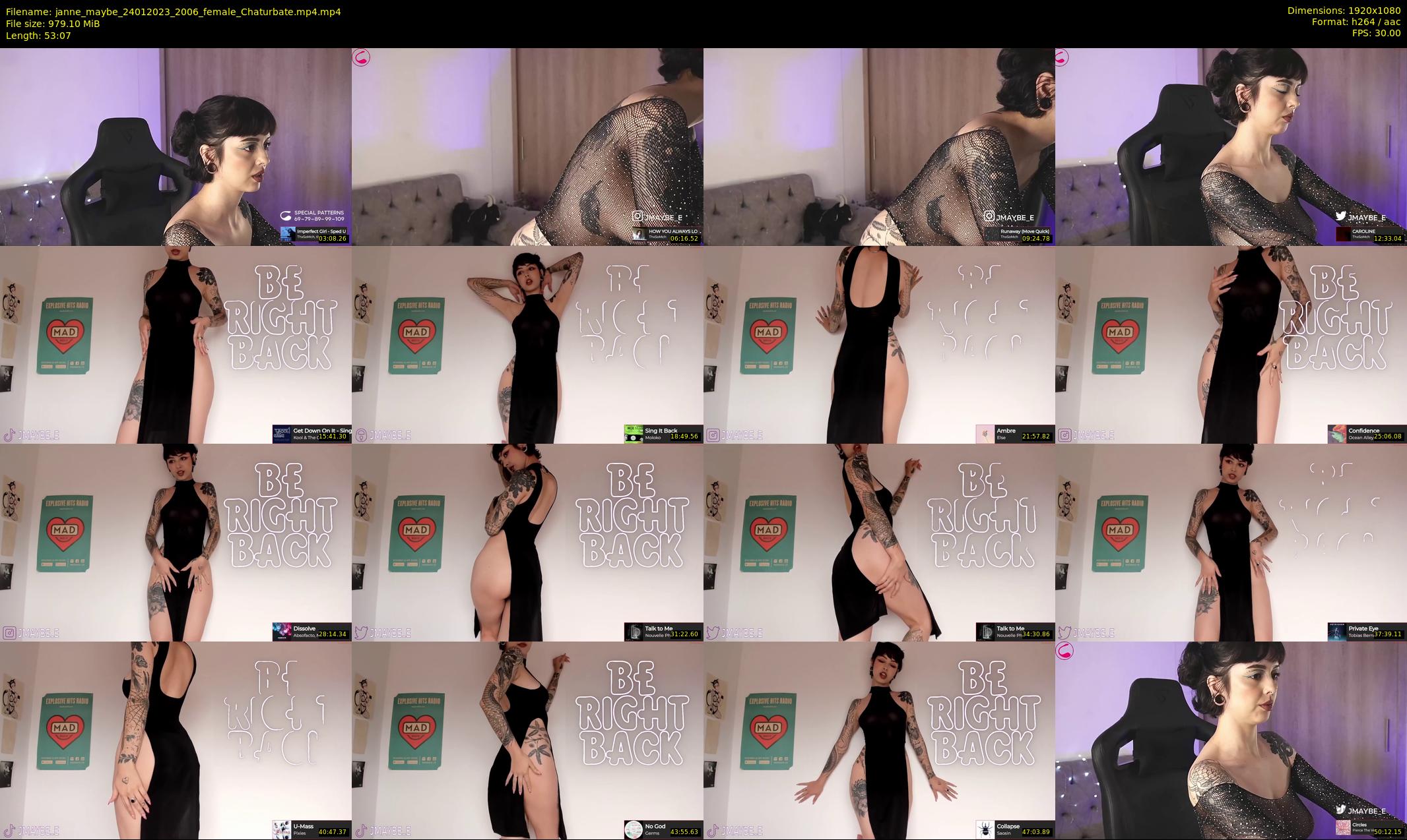 janne_maybe — 54 minute Chaturbate female cam show recording, 1080p, Jan 24, 2023