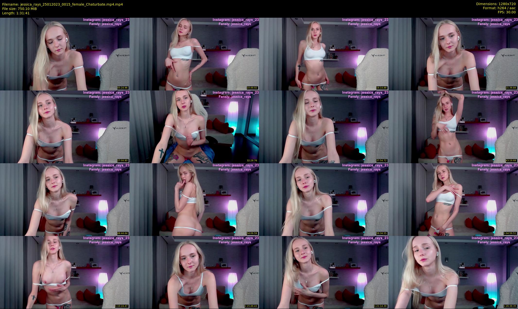 jessica_rays — 92 minute Chaturbate couple cam show recording, 720p, Jan 25, 2023