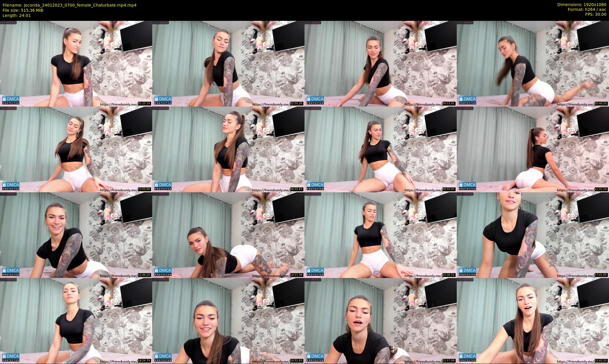 joconda — 25 minute Chaturbate female cam show recording, 1080p, Jan 24, 2023