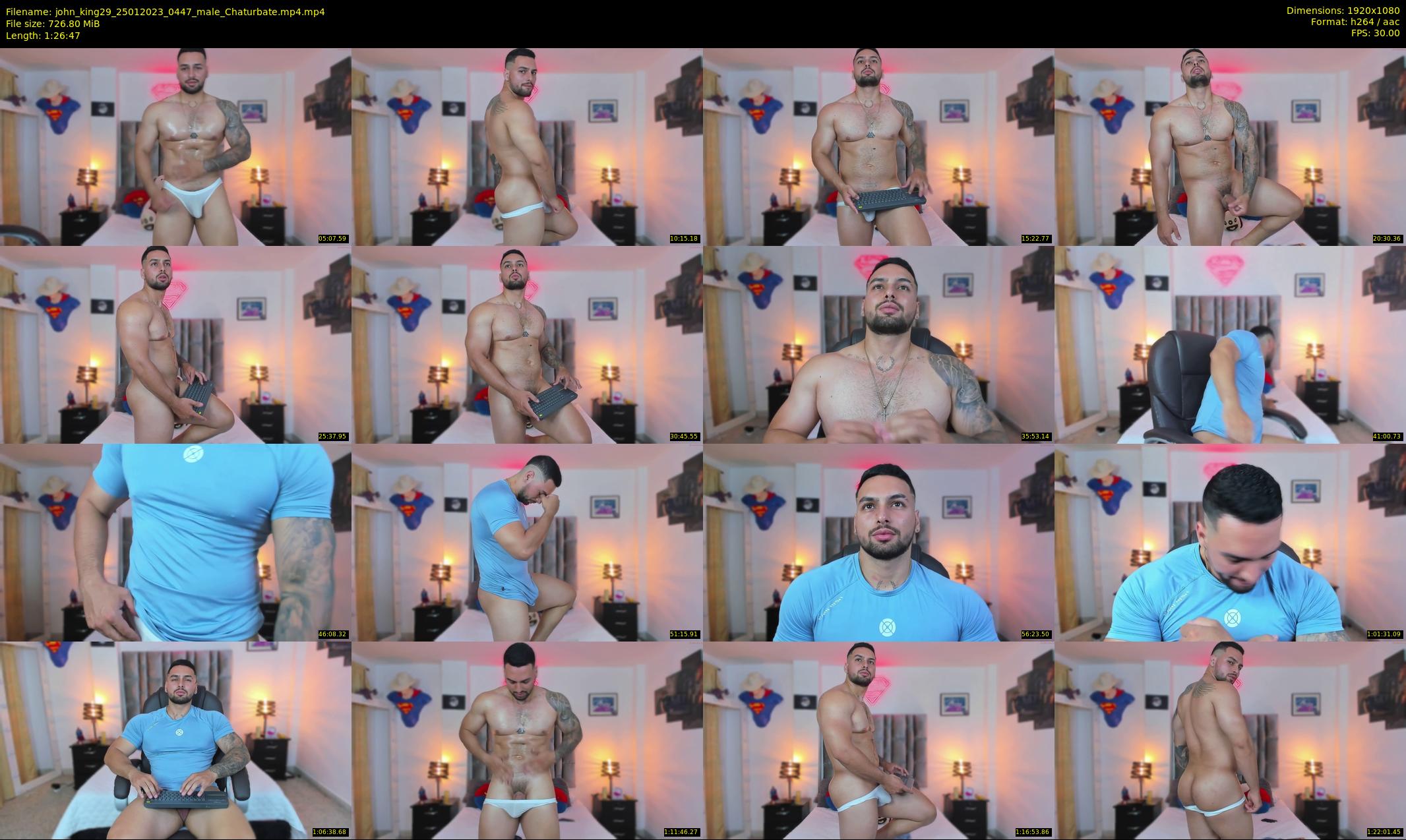 john_king29 — 87 minute Chaturbate male cam show recording, 1080p, Jan 25, 2023