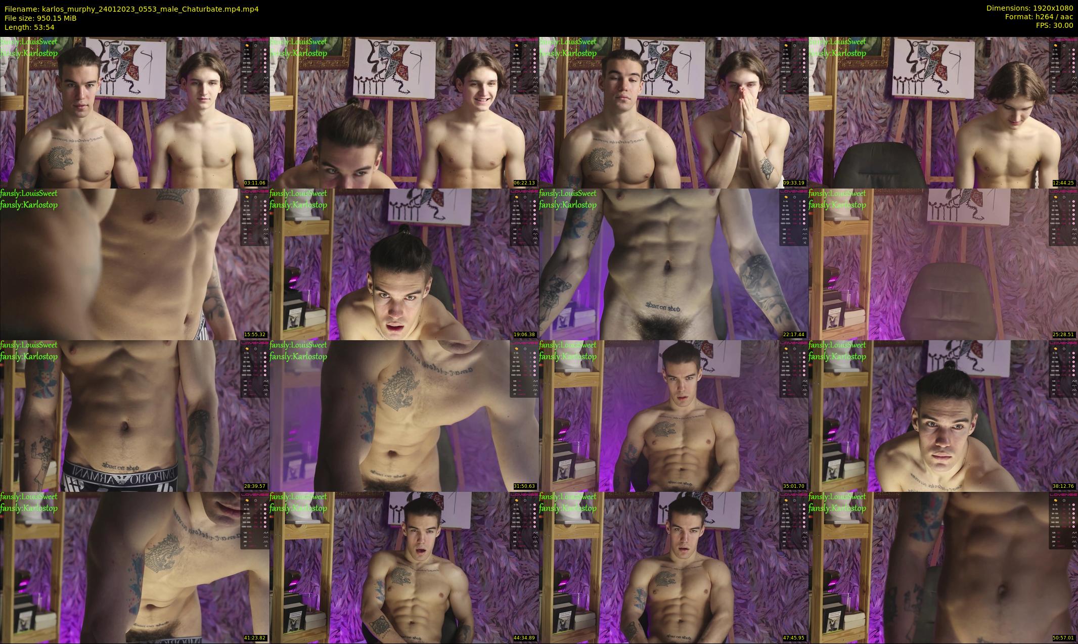 karlos_murphy — 54 minute Chaturbate male cam show recording, 1080p, Jan 24, 2023