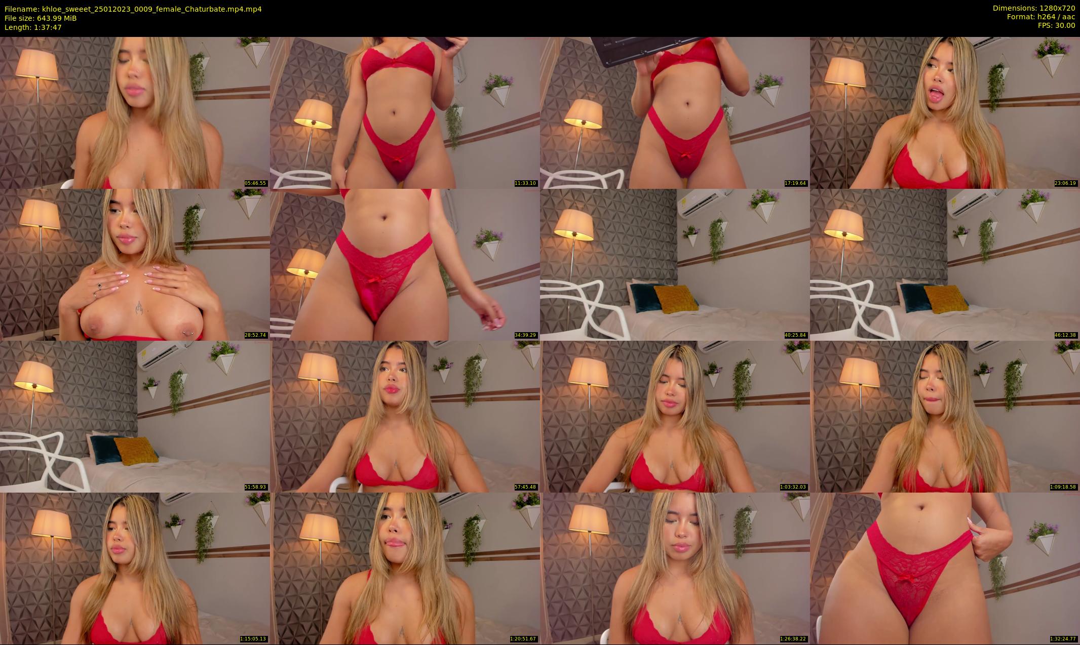 khloe_sweeet — 98 minute Chaturbate female cam show recording, 720p, Jan 25, 2023