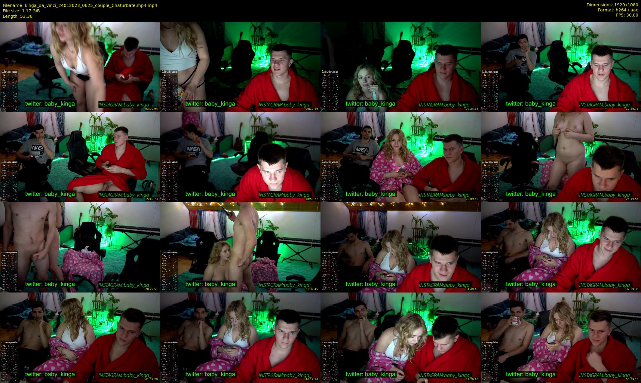 kinga_da_vinci — 54 minute Chaturbate couple cam show recording, 1080p, Jan 24, 2023
