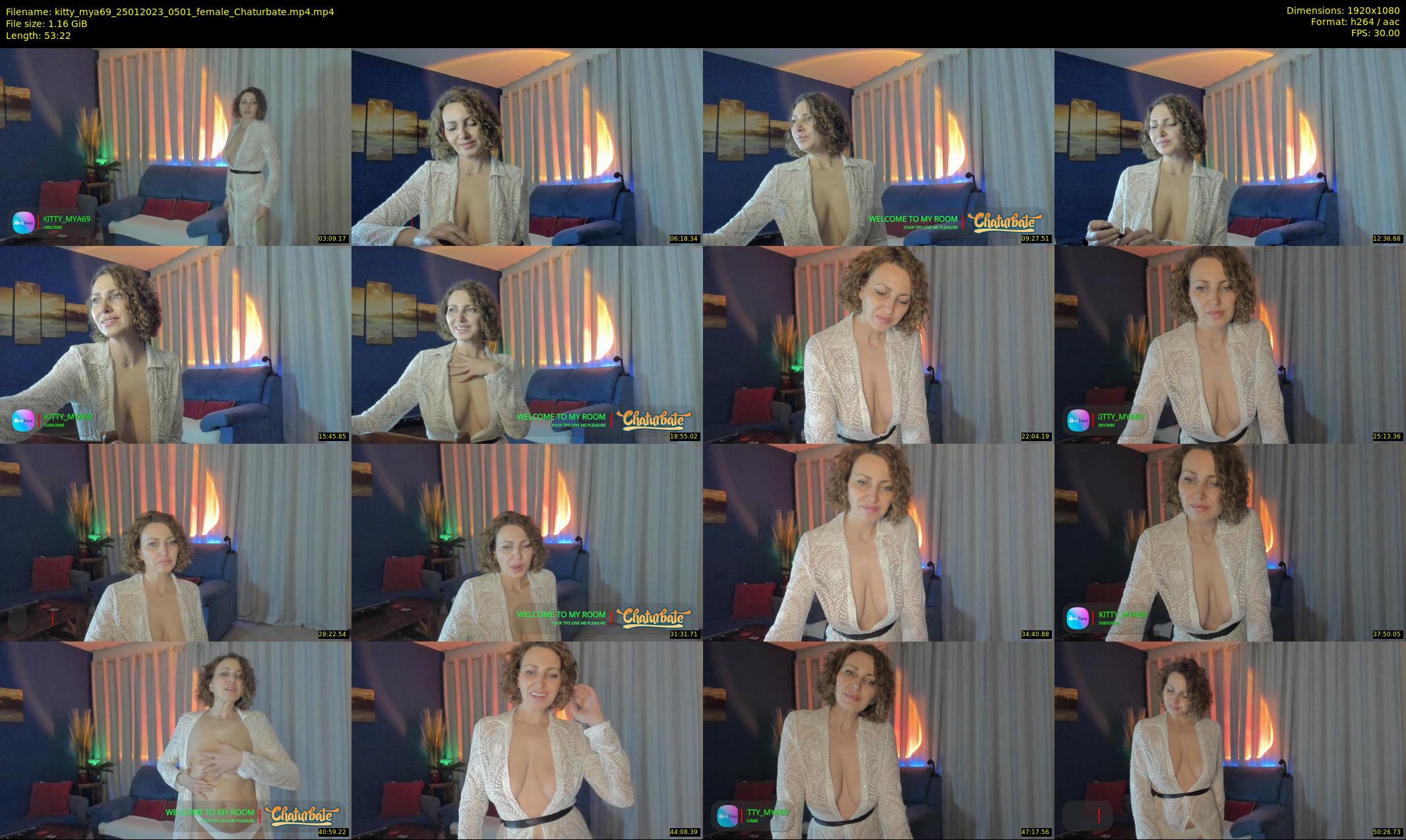 kitty_mya69 — 54 minute Chaturbate female cam show recording, 1080p, Jan 25, 2023