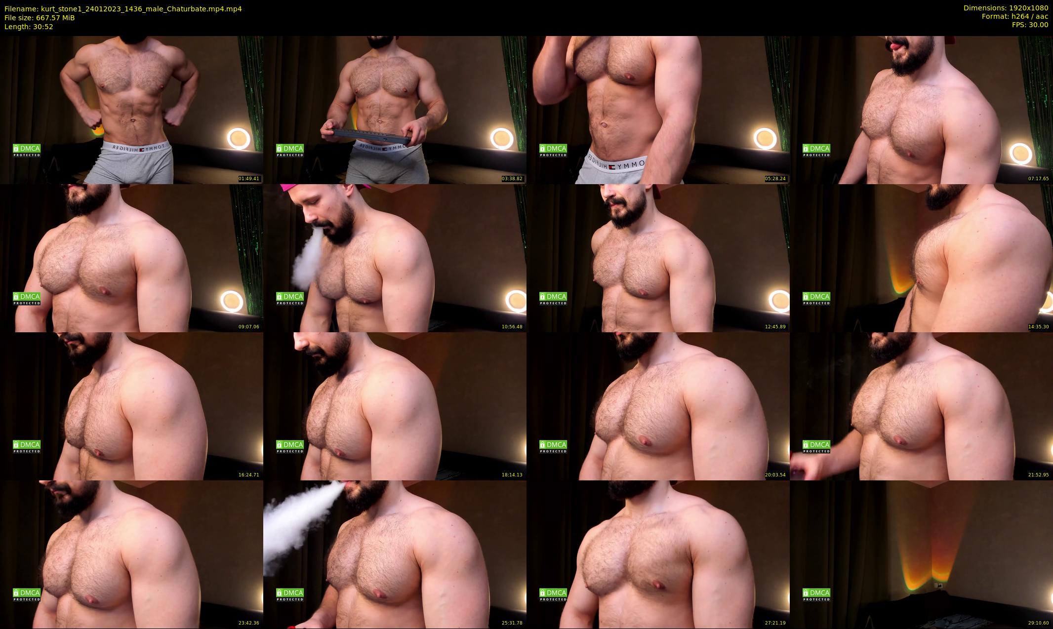 kurt_stone1 — 31 minute Chaturbate male cam show recording, 1080p, Jan 24, 2023