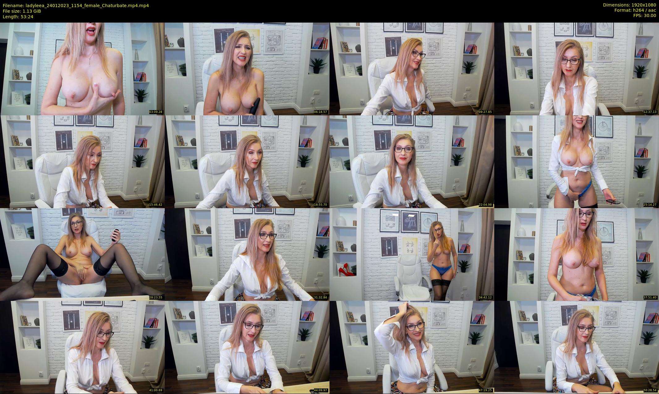 ladyleea — 54 minute Chaturbate female cam show recording, 1080p, Jan 24, 2023