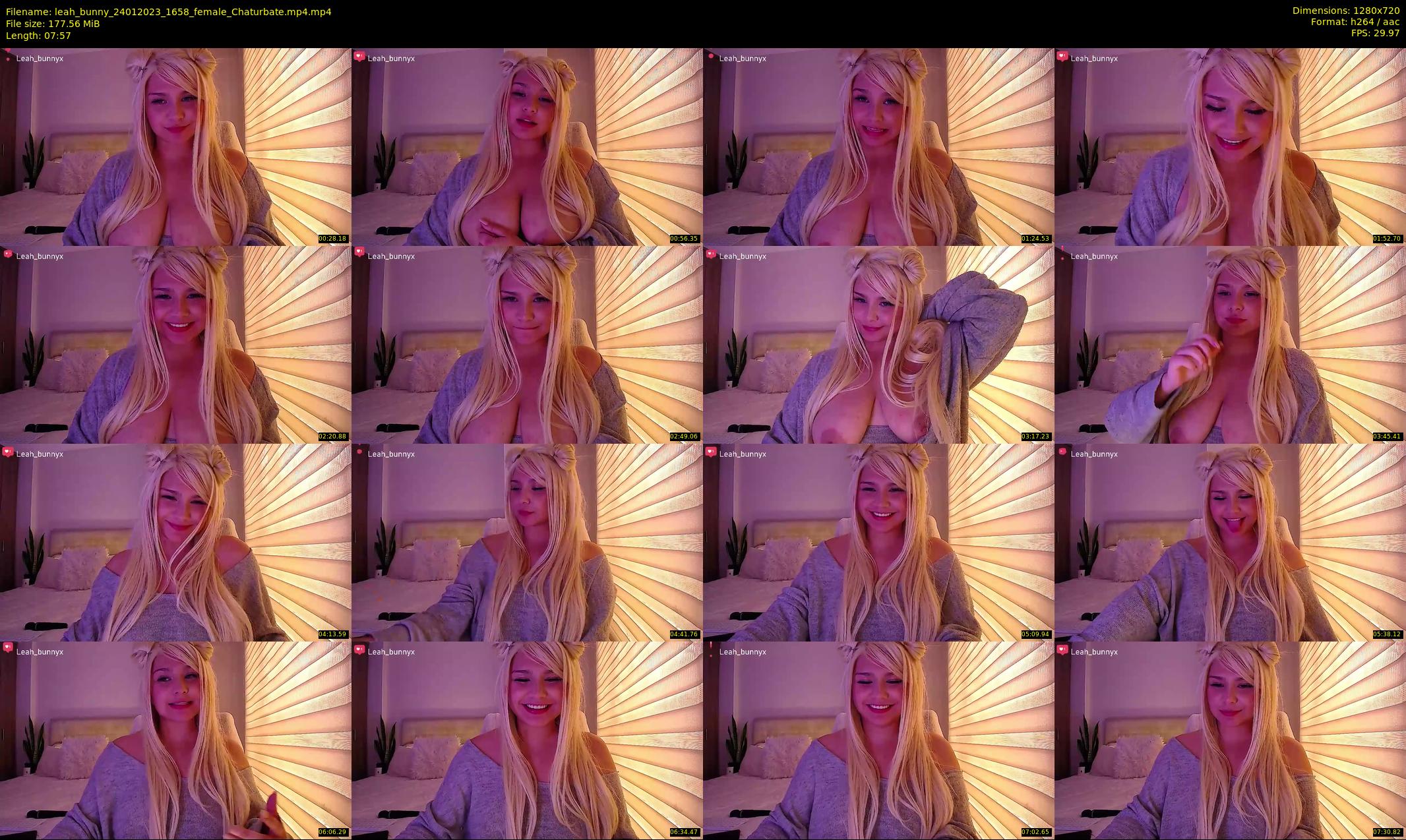 leah_bunny — 8 minute Chaturbate female cam show recording, 720p, Jan 24, 2023