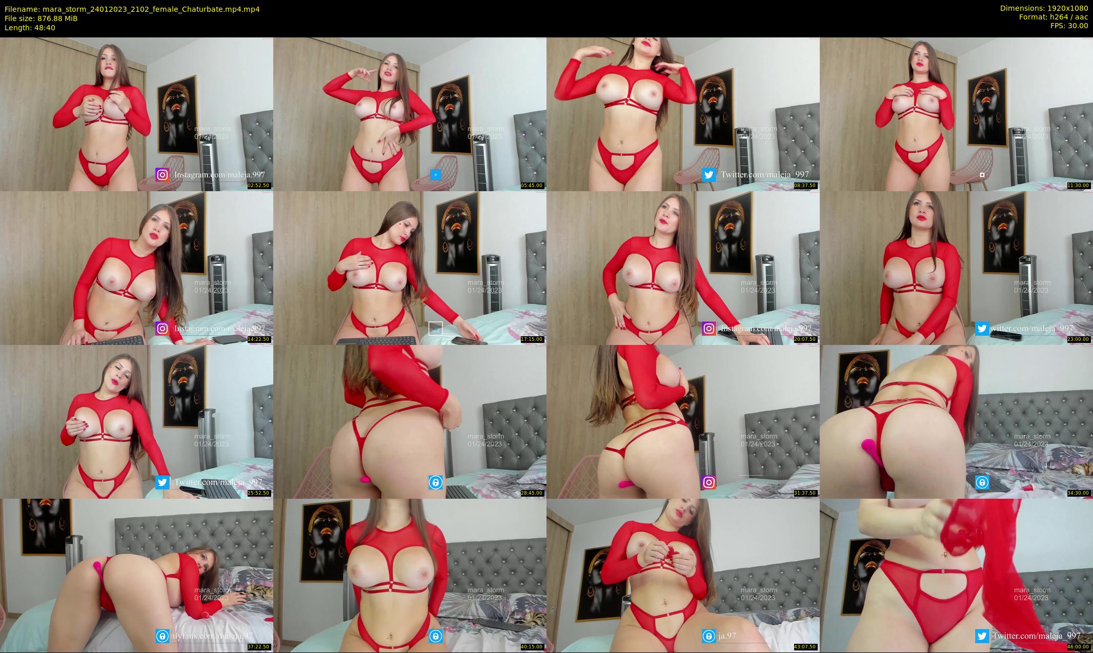 mara_storm — 49 minute Chaturbate female cam show recording, 1080p, Jan 24, 2023