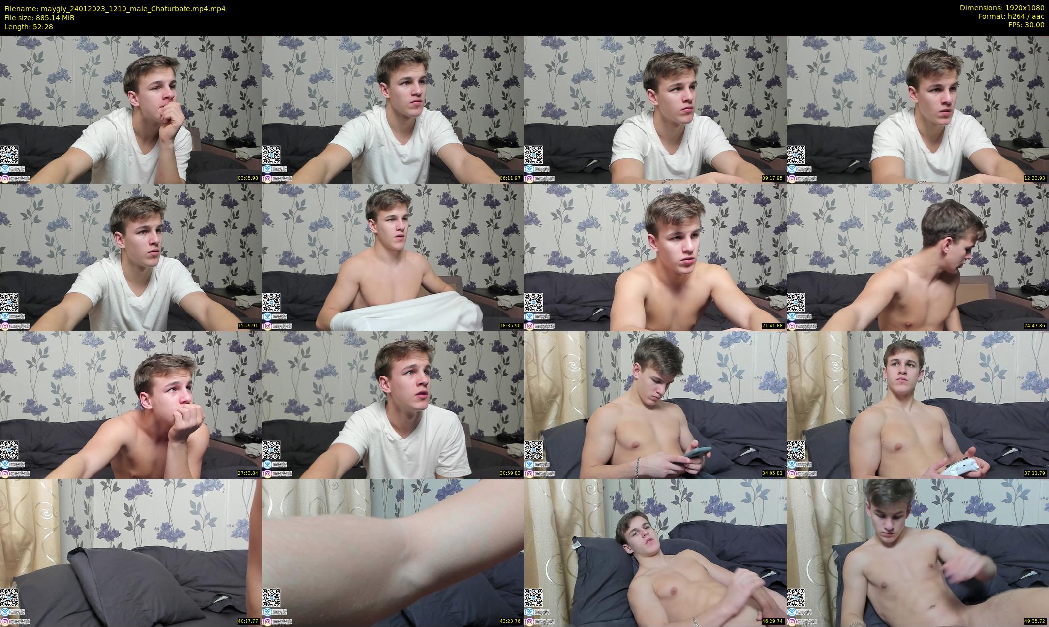 maygly — 53 minute Chaturbate male cam show recording, 1080p, Jan 24, 2023
