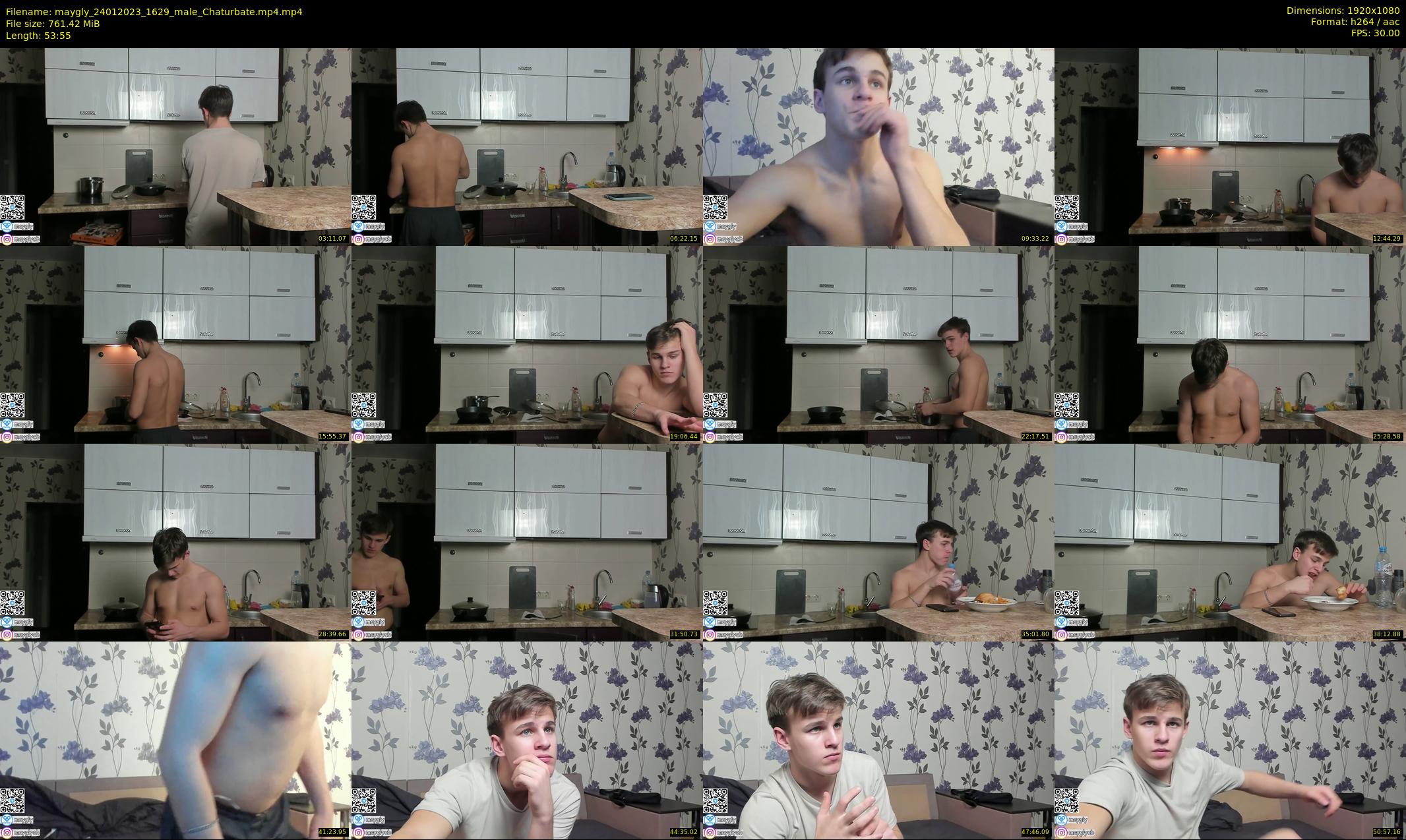 maygly — 54 minute Chaturbate male cam show recording, 1080p, Jan 24, 2023