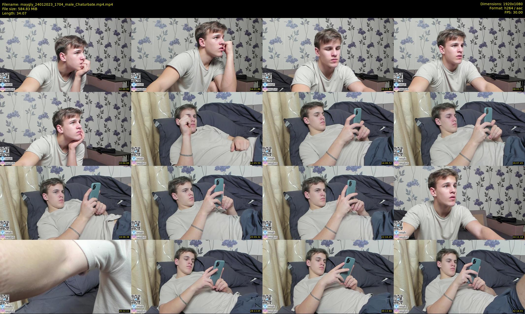 maygly — 35 minute Chaturbate male cam show recording, 1080p, Jan 24, 2023
