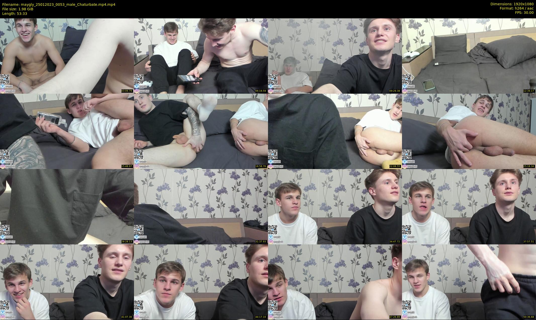 maygly — 54 minute Chaturbate male cam show recording, 1080p, Jan 25, 2023