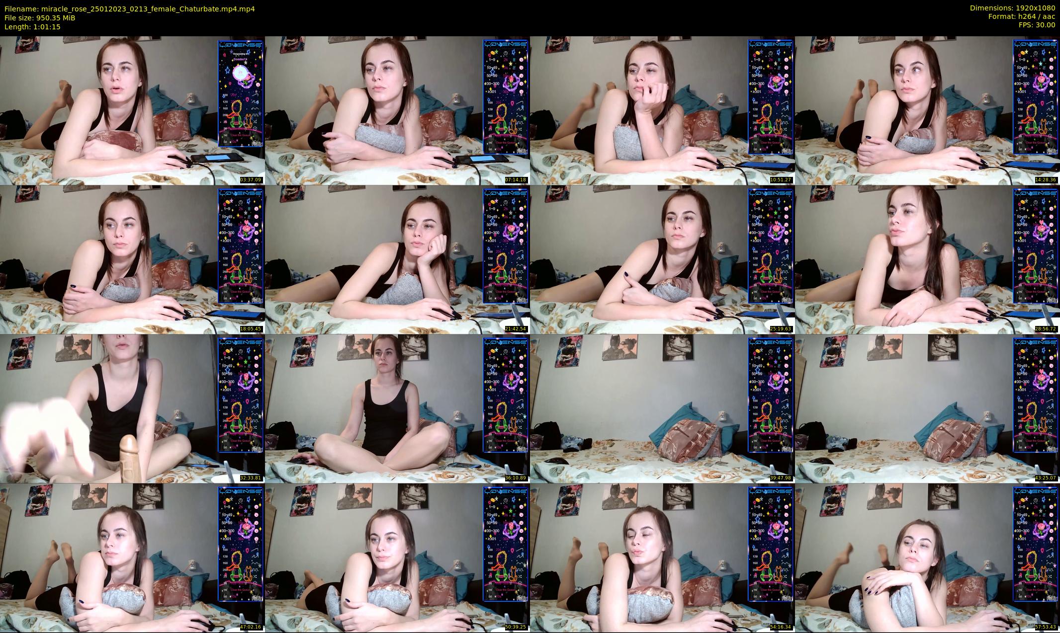 miracle_rose — 62 minute Chaturbate female cam show recording, 1080p, Jan 25, 2023