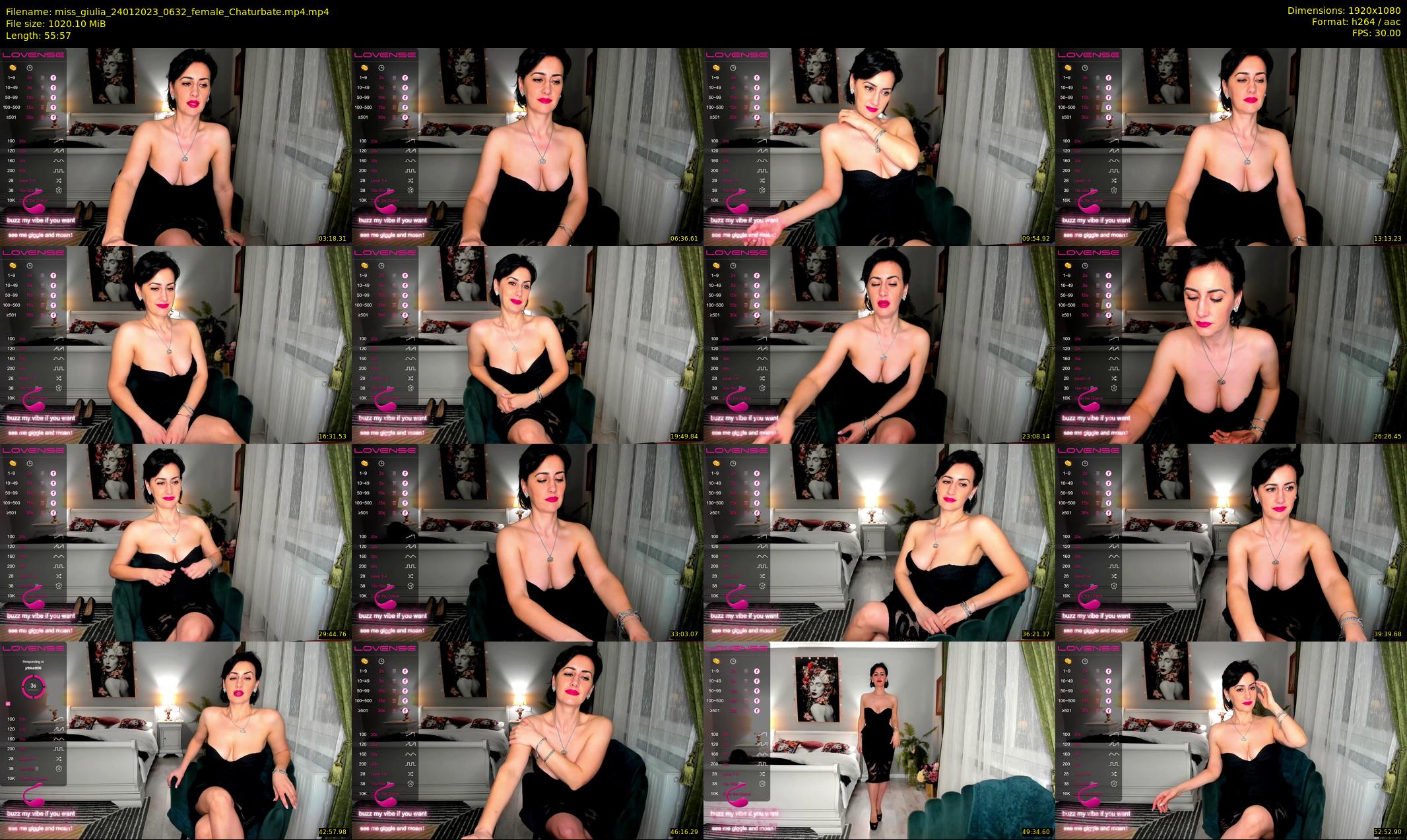 miss_giulia — 56 minute Chaturbate female cam show recording, 1080p, Jan 24, 2023