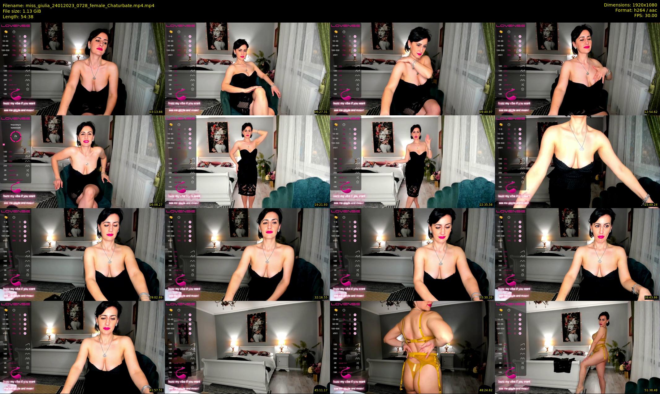 miss_giulia — 55 minute Chaturbate female cam show recording, 1080p, Jan 24, 2023
