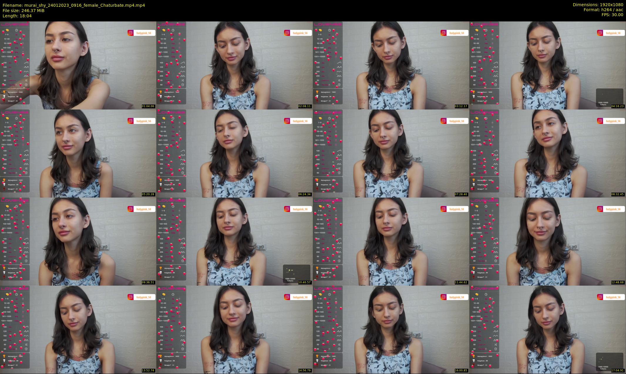 murai_shy — 19 minute Chaturbate female cam show recording, 1080p, Jan 24, 2023