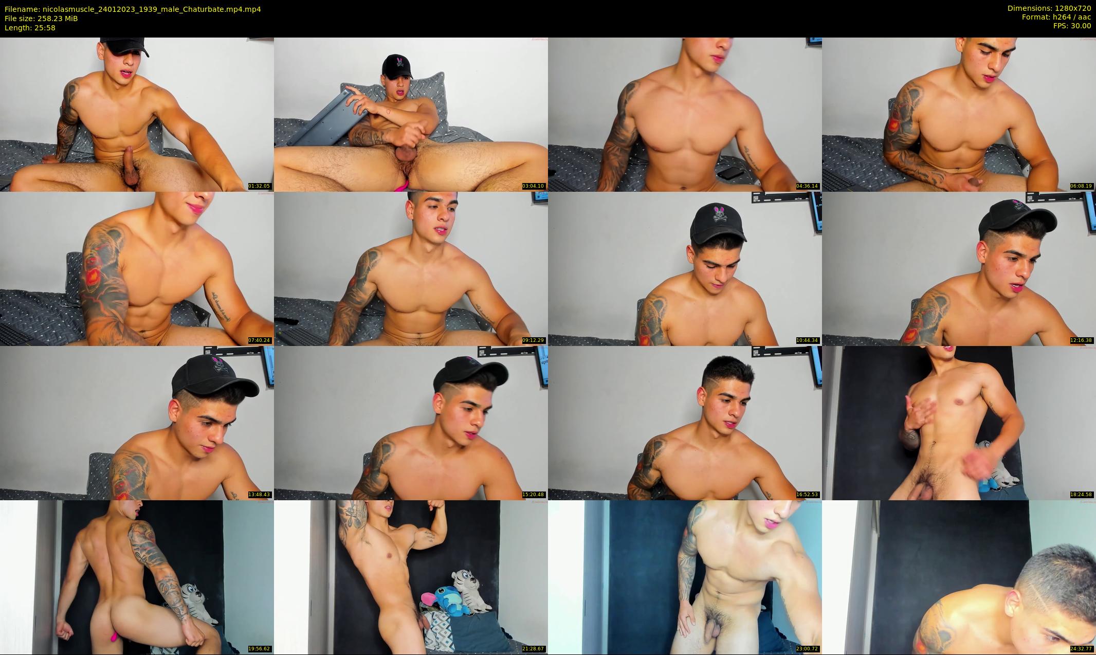 nicolasmuscle — 26 minute Chaturbate male cam show recording, 720p, Jan 24, 2023