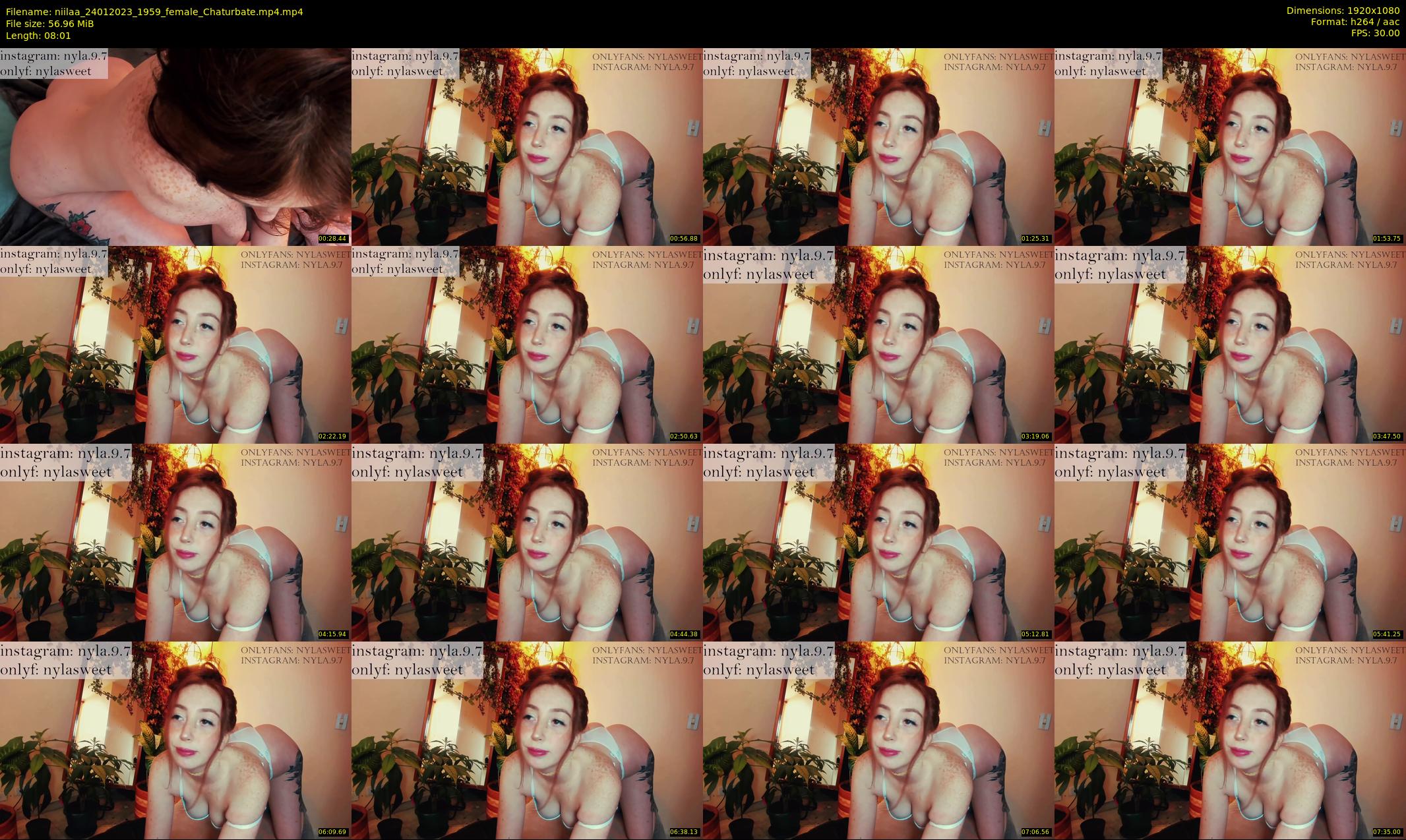 niilaa — 9 minute Chaturbate female cam show recording, 1080p, Jan 24, 2023