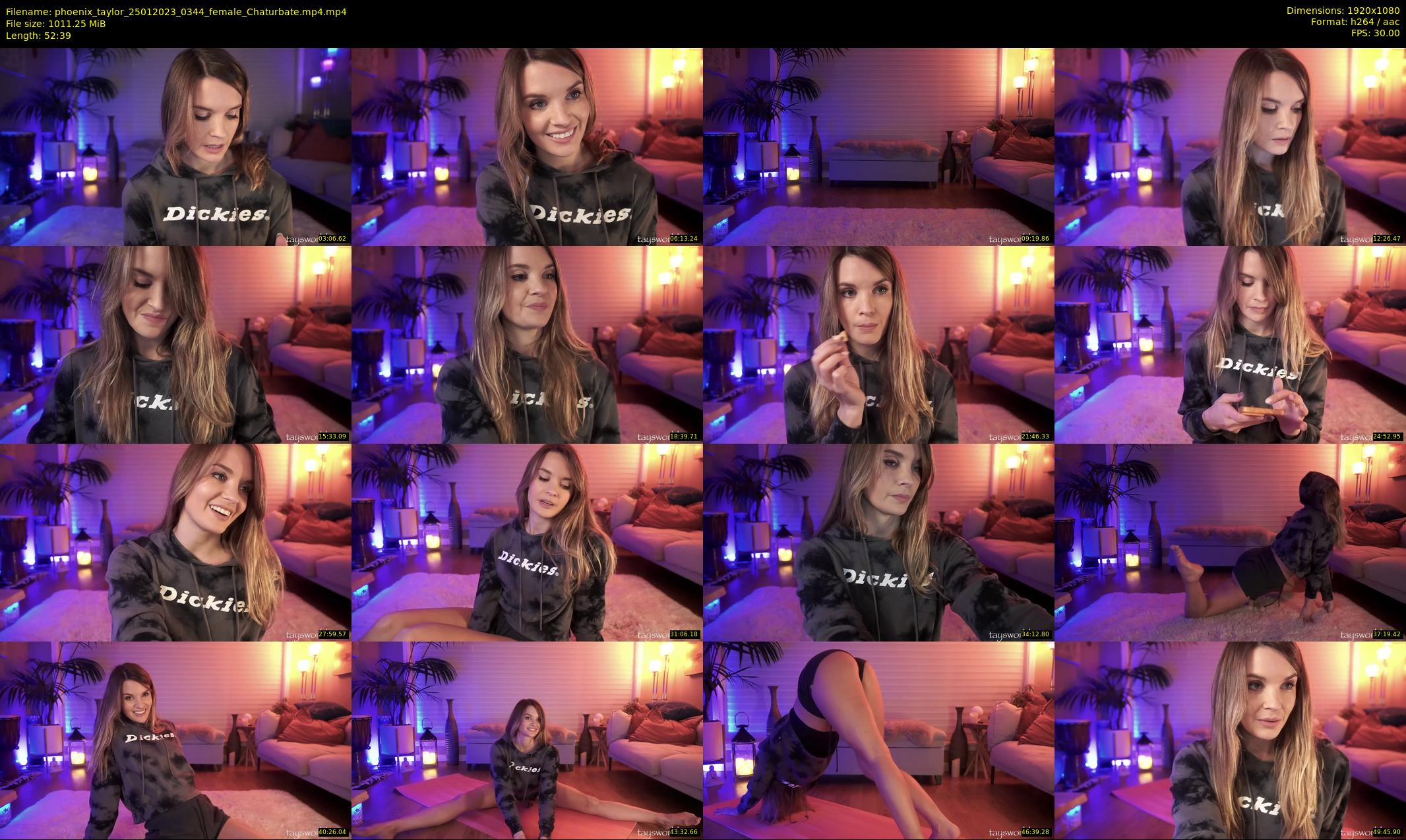 phoenix_taylor — 53 minute Chaturbate female cam show recording, 1080p, Jan 25, 2023