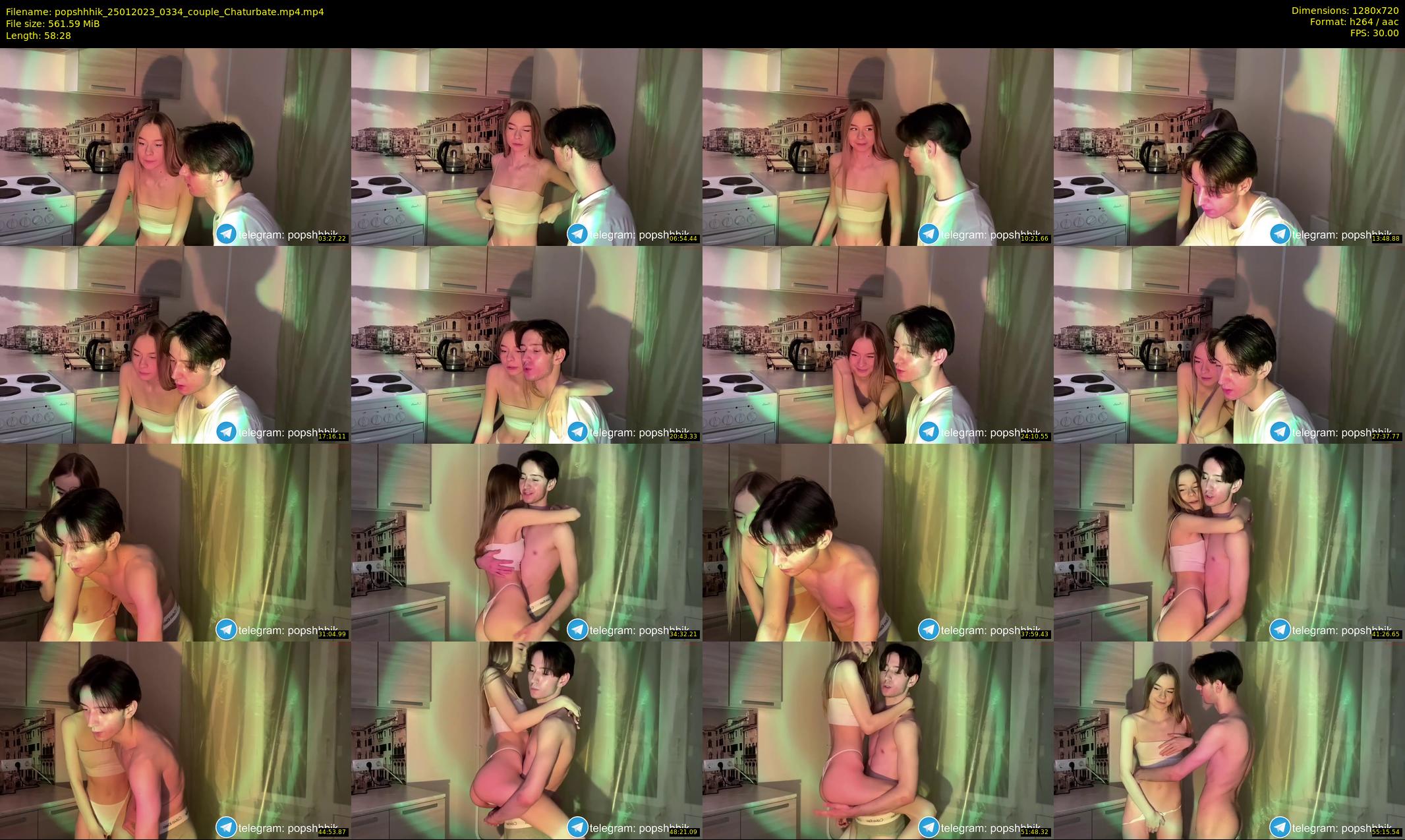 popshhhik — 59 minute Chaturbate couple cam show recording, 720p, Jan 25, 2023