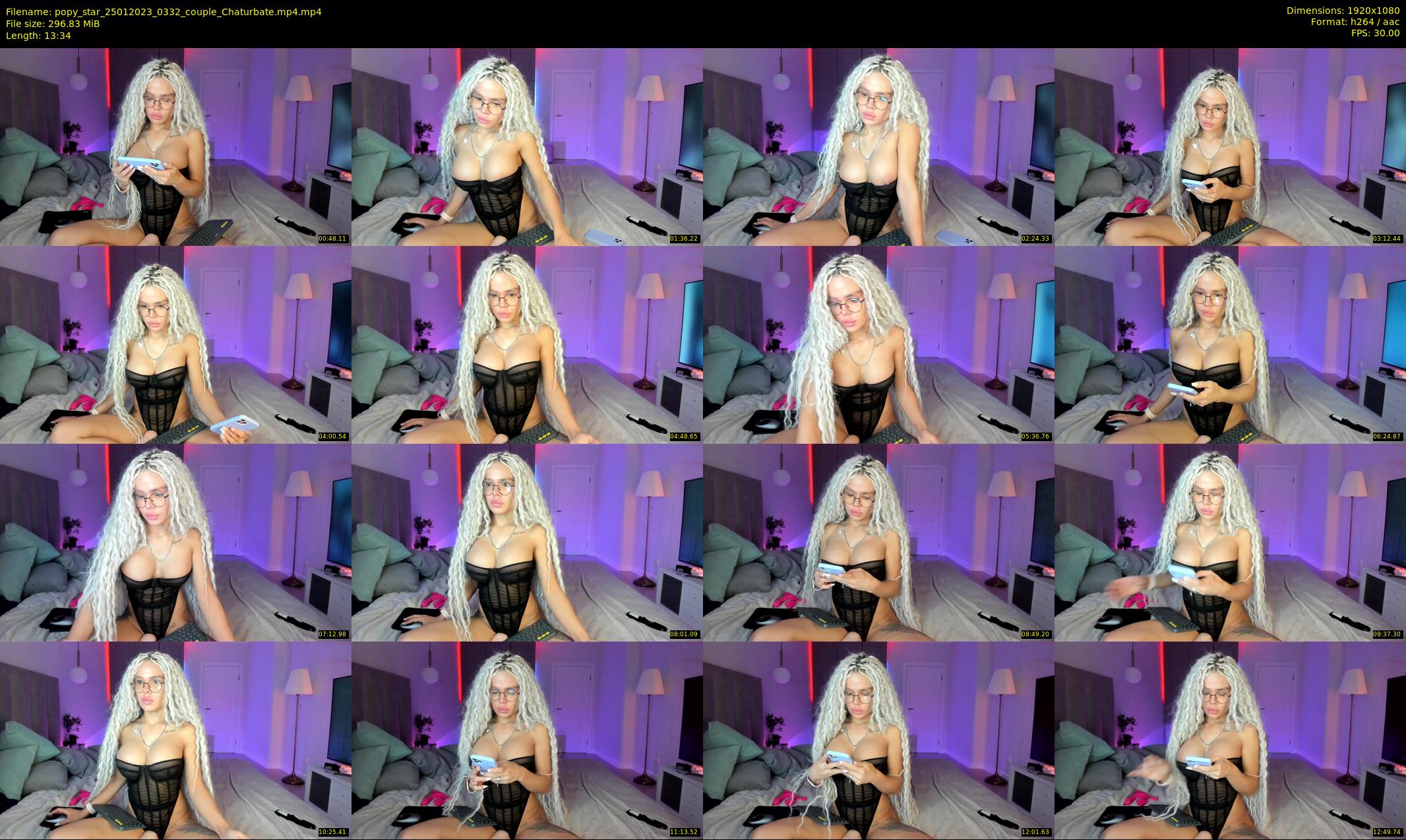 popy_star — 14 minute Chaturbate couple cam show recording, 1080p, Jan 25, 2023