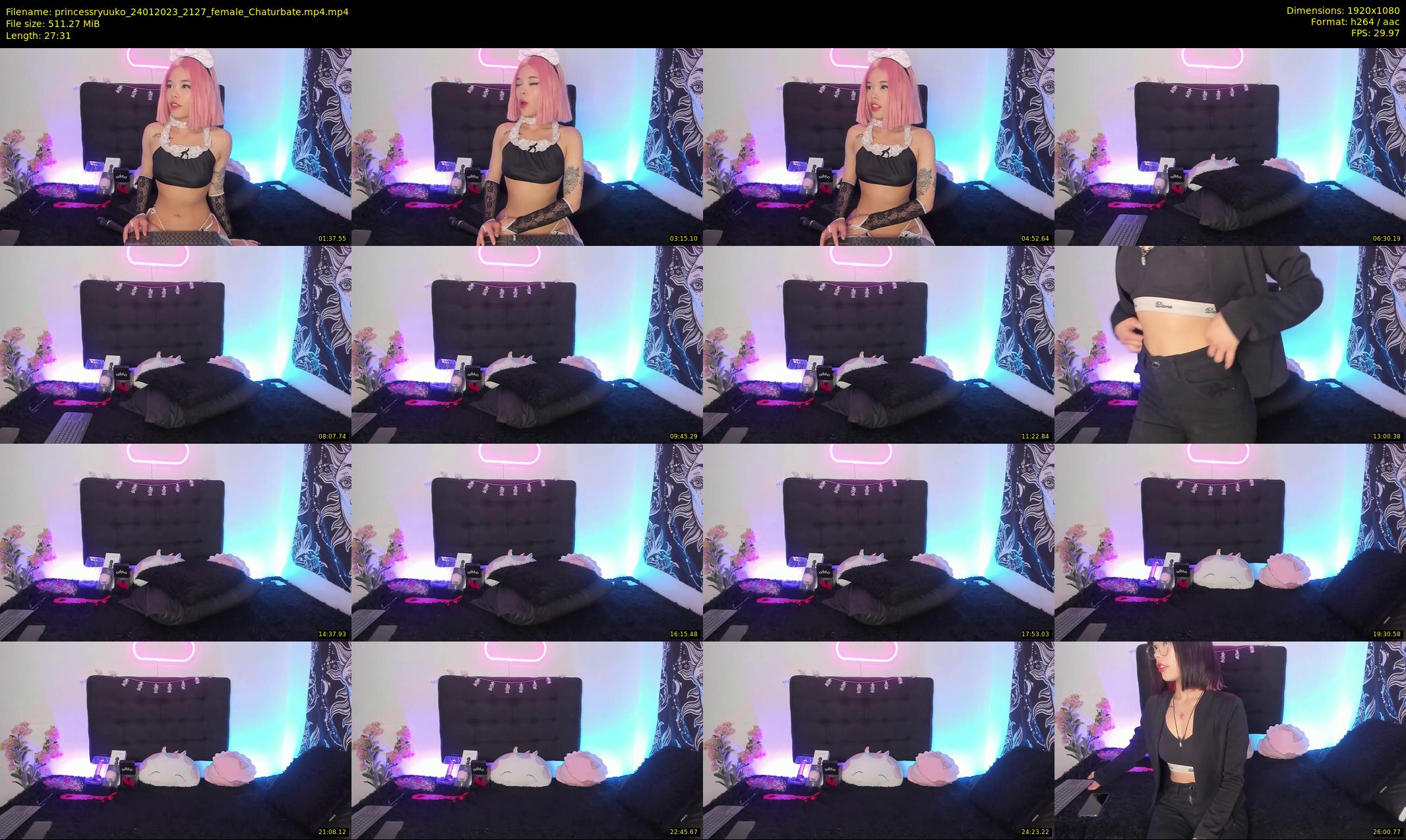 princessryuuko — 28 minute Chaturbate female cam show recording, 1080p, Jan 24, 2023