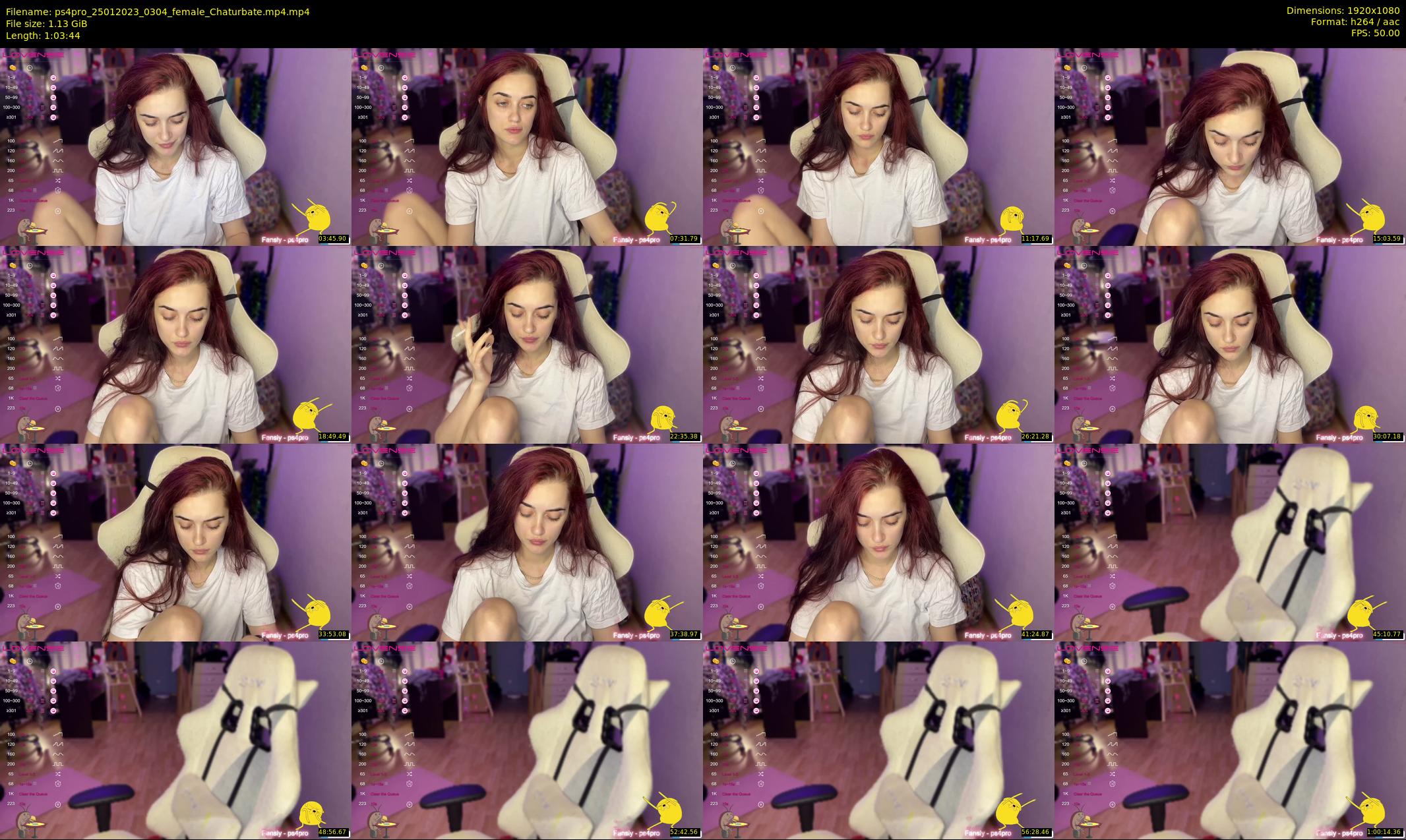 ps4pro — 64 minute Chaturbate female cam show recording, 1080p, Jan 25, 2023