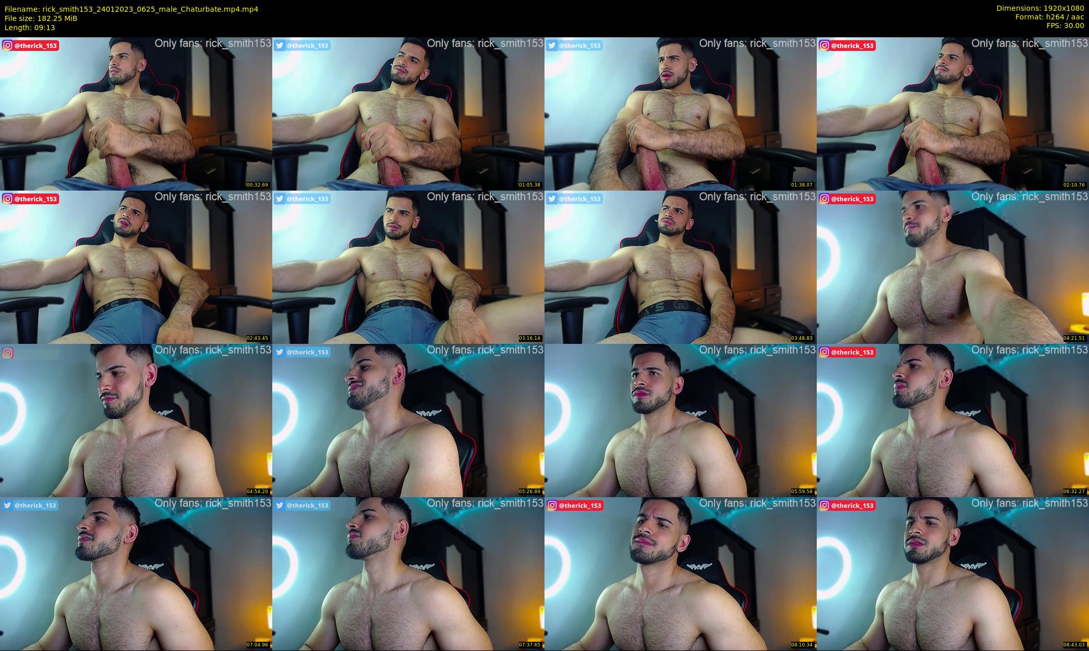 rick_smith153 — 10 minute Chaturbate male cam show recording, 1080p, Jan 24, 2023