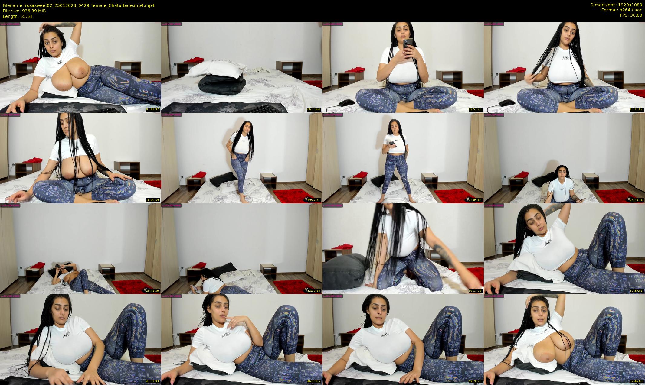 rosasweet02 — 56 minute Chaturbate female cam show recording, 1080p, Jan 25, 2023