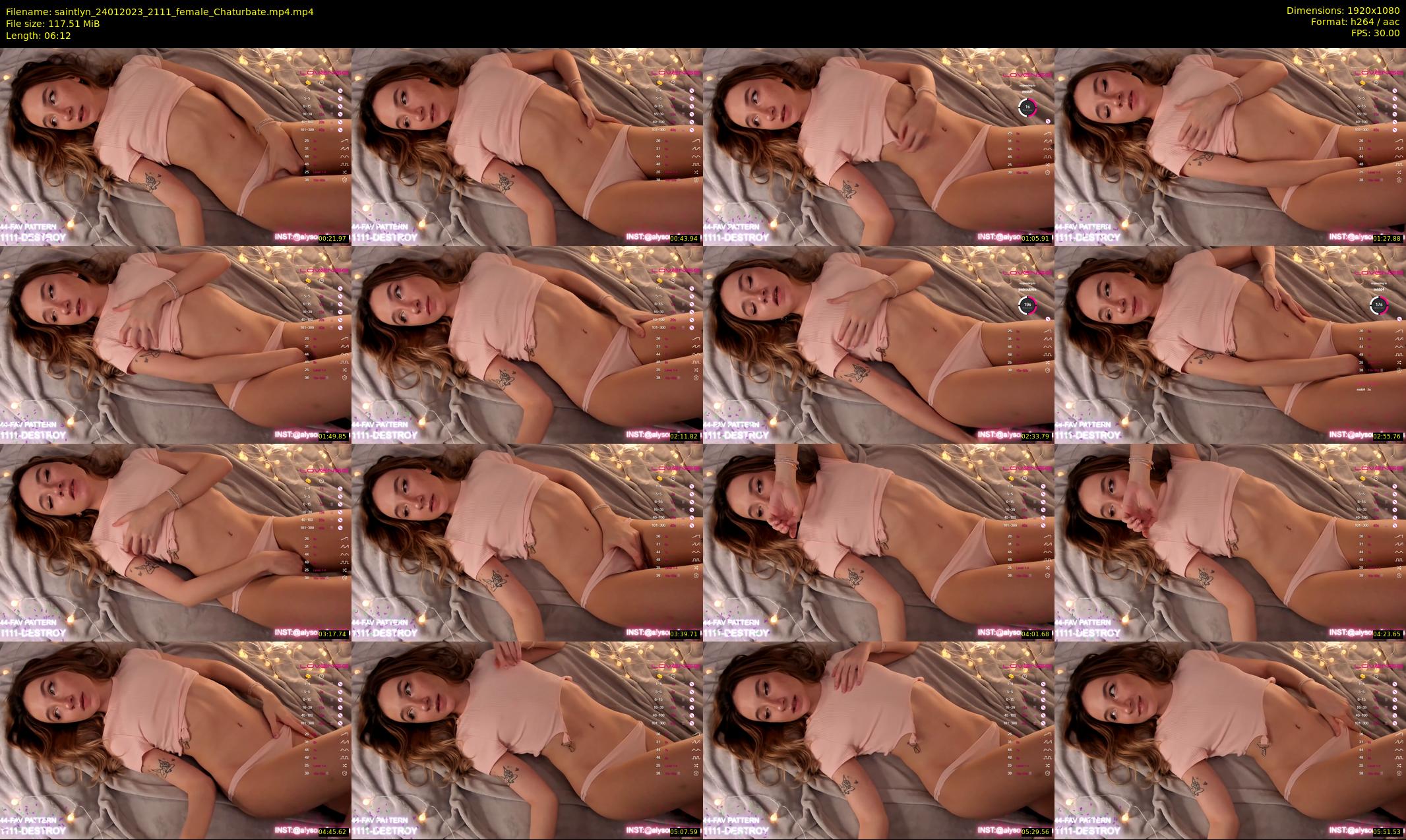 saintlyn — 7 minute Chaturbate female cam show recording, 1080p, Jan 24, 2023