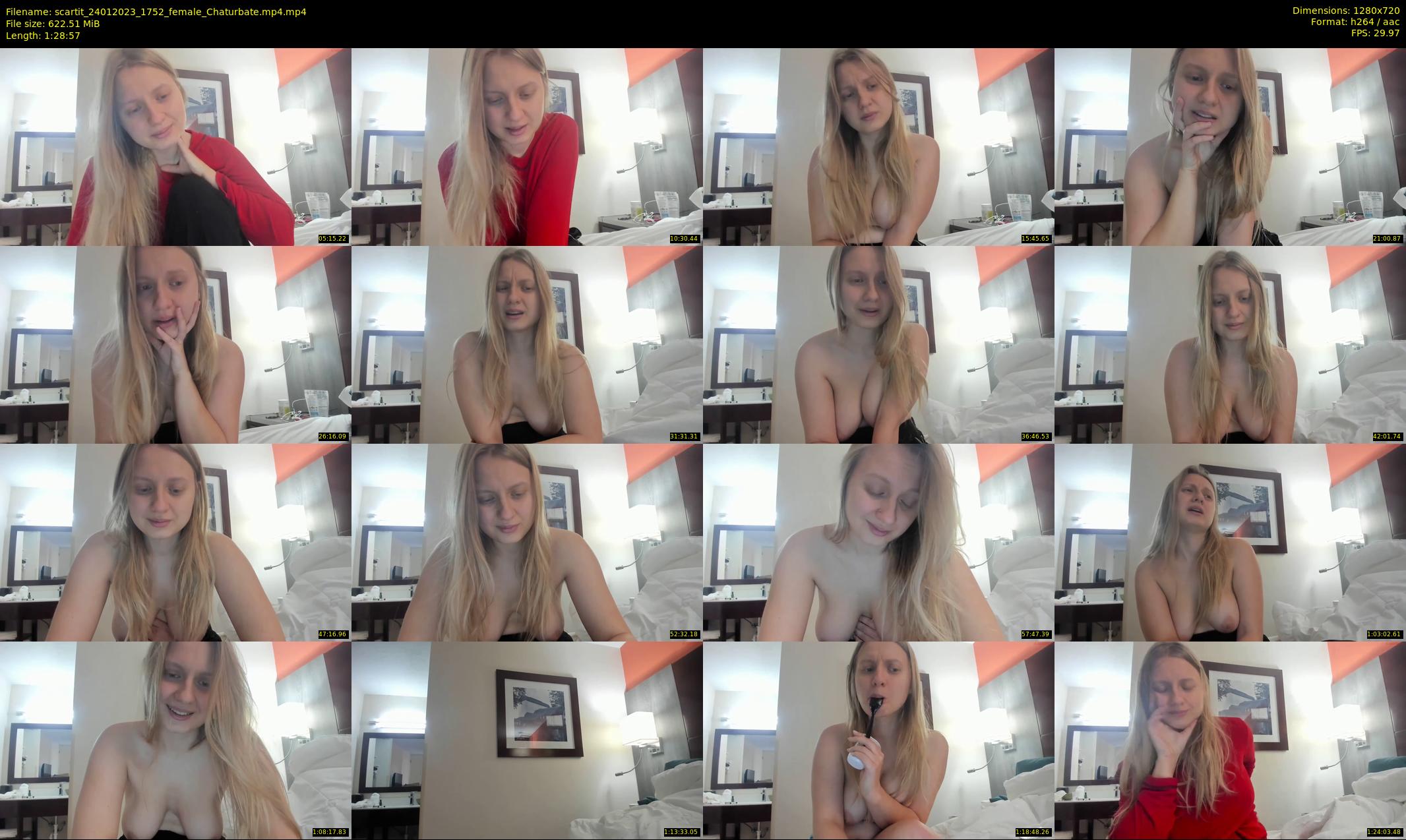 scartit — 89 minute Chaturbate female cam show recording, 720p, Jan 24, 2023