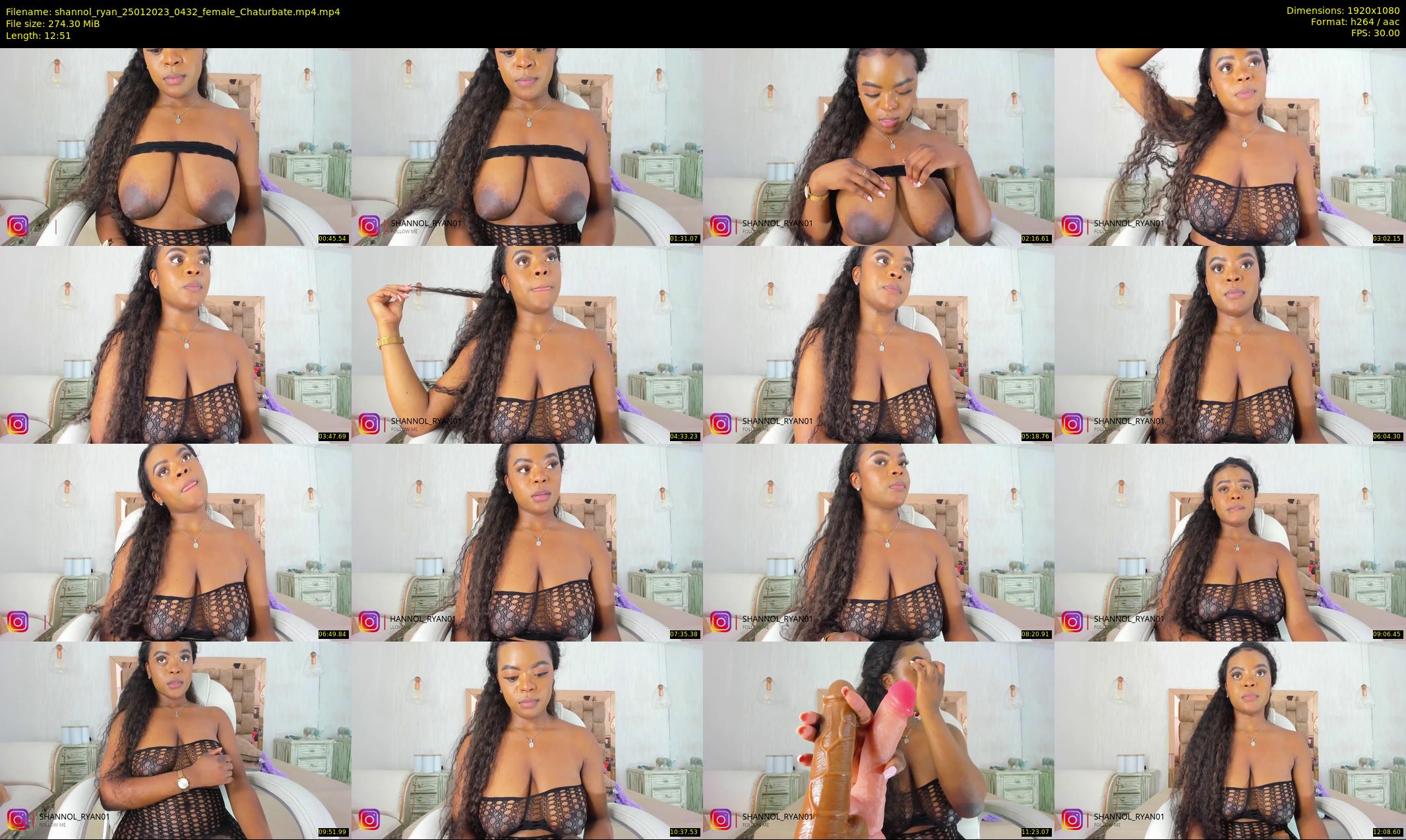 shannol_ryan — 13 minute Chaturbate female cam show recording, 1080p, Jan 25, 2023