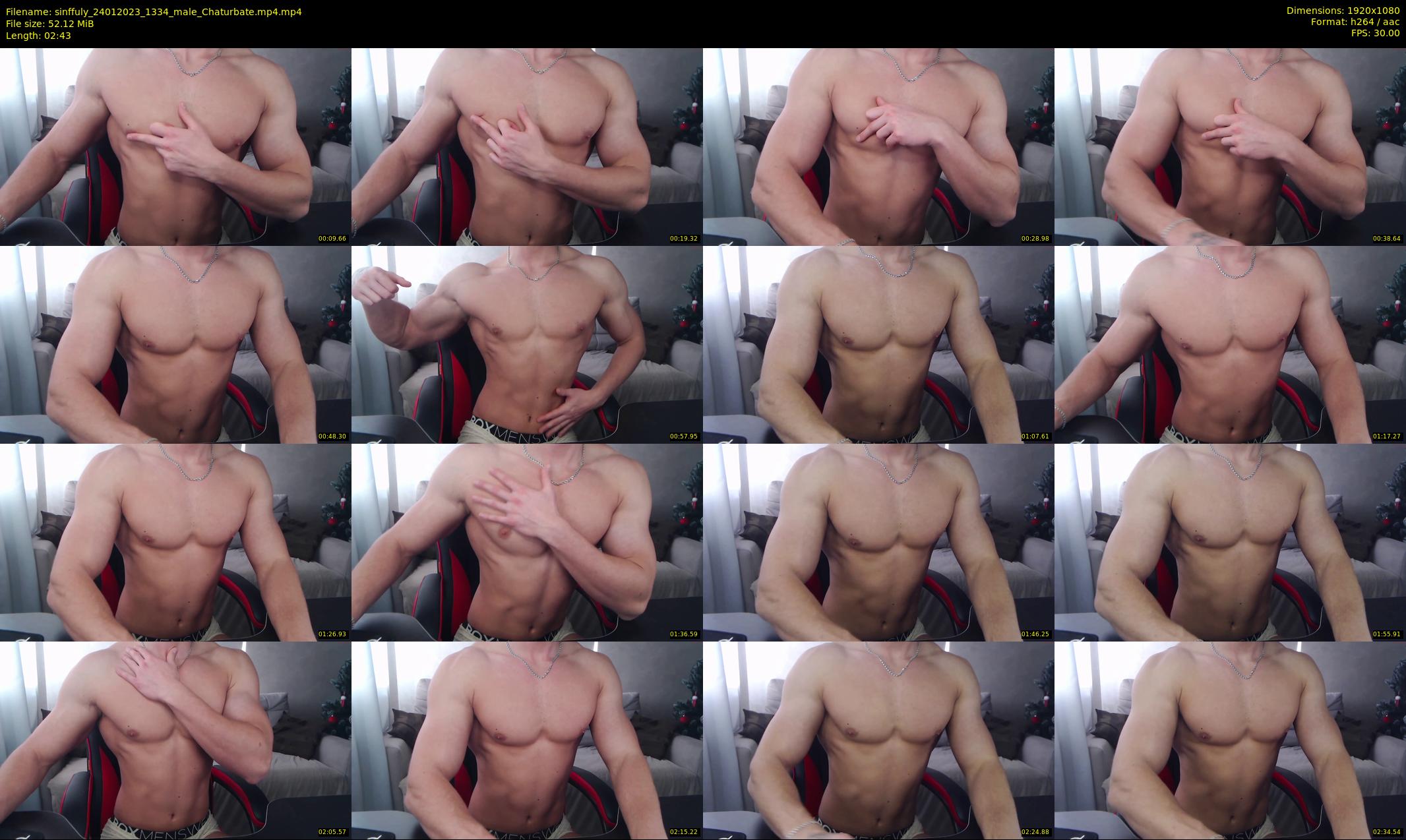 sinffuly — 3 minute Chaturbate male cam show recording, 1080p, Jan 24, 2023