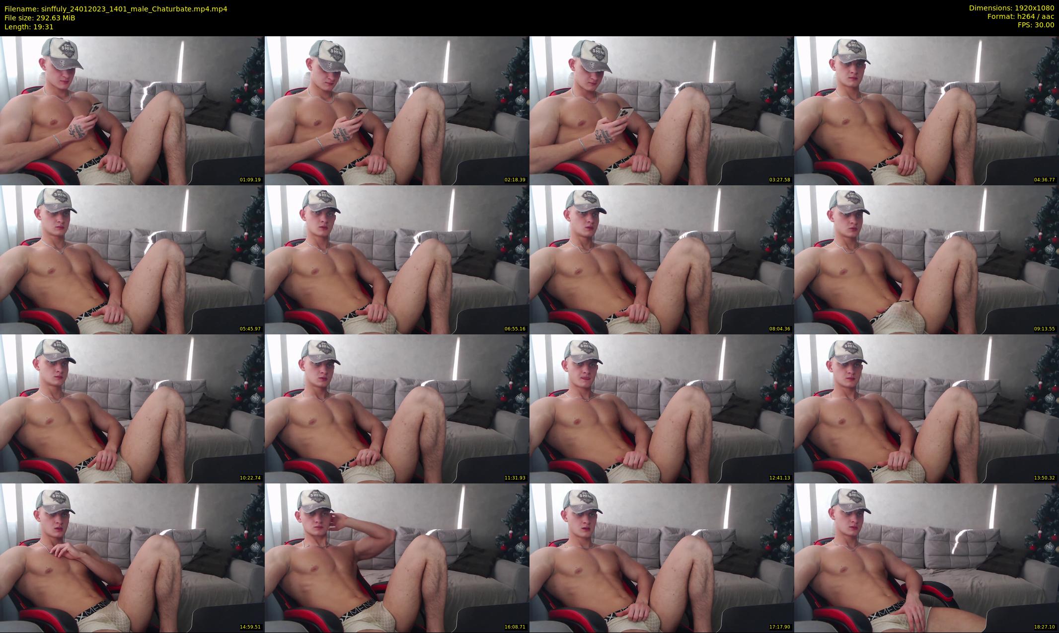 sinffuly — 20 minute Chaturbate male cam show recording, 1080p, Jan 24, 2023
