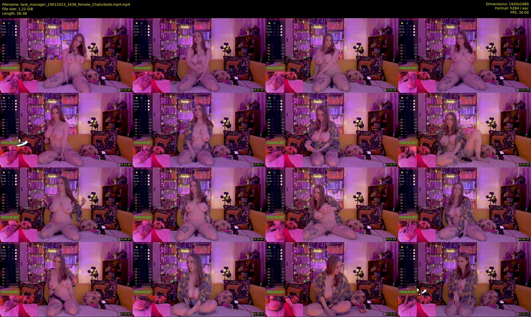 task_manager — 57 minute Chaturbate couple cam show recording, 1080p, Jan 24, 2023