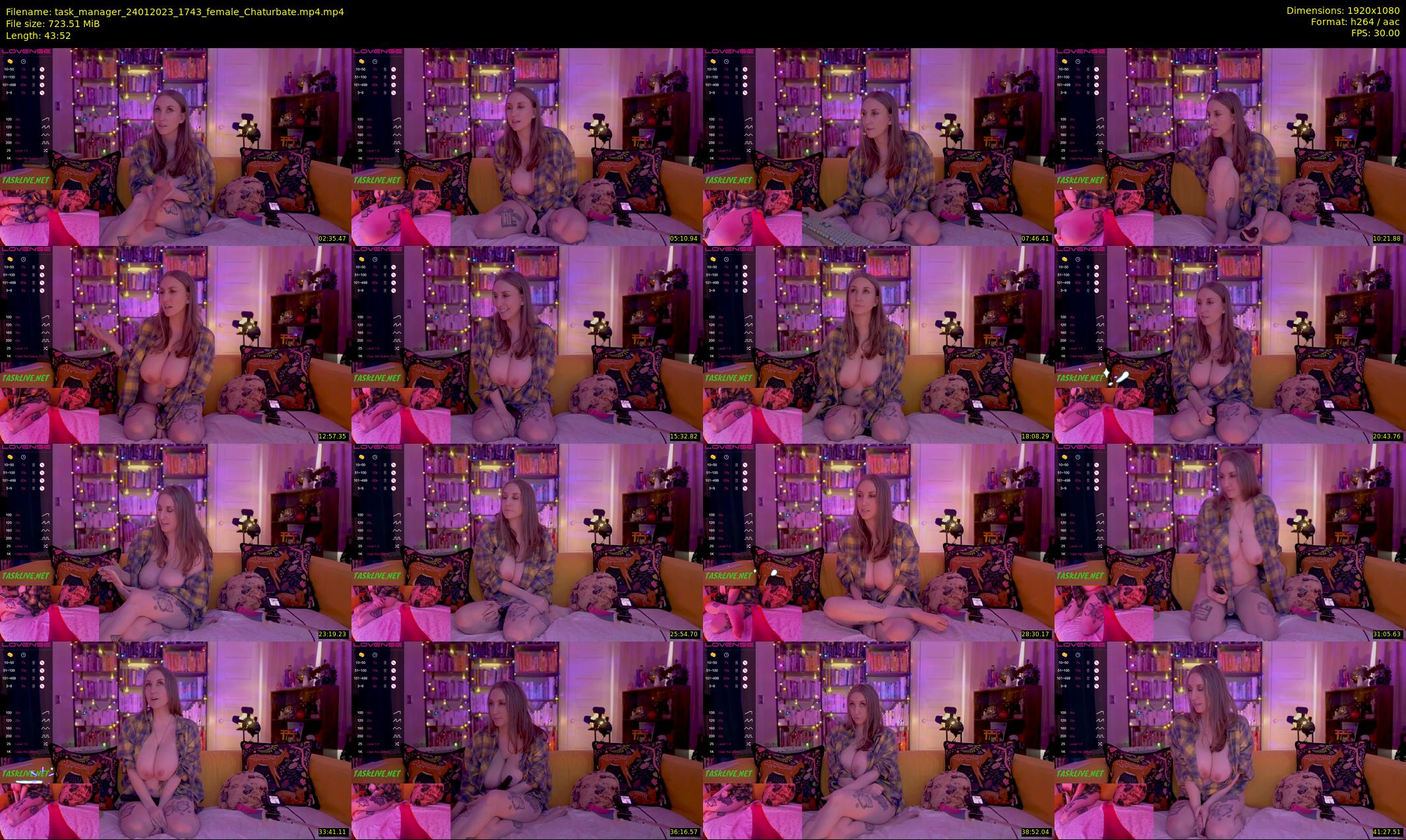 task_manager — 44 minute Chaturbate couple cam show recording, 1080p, Jan 24, 2023