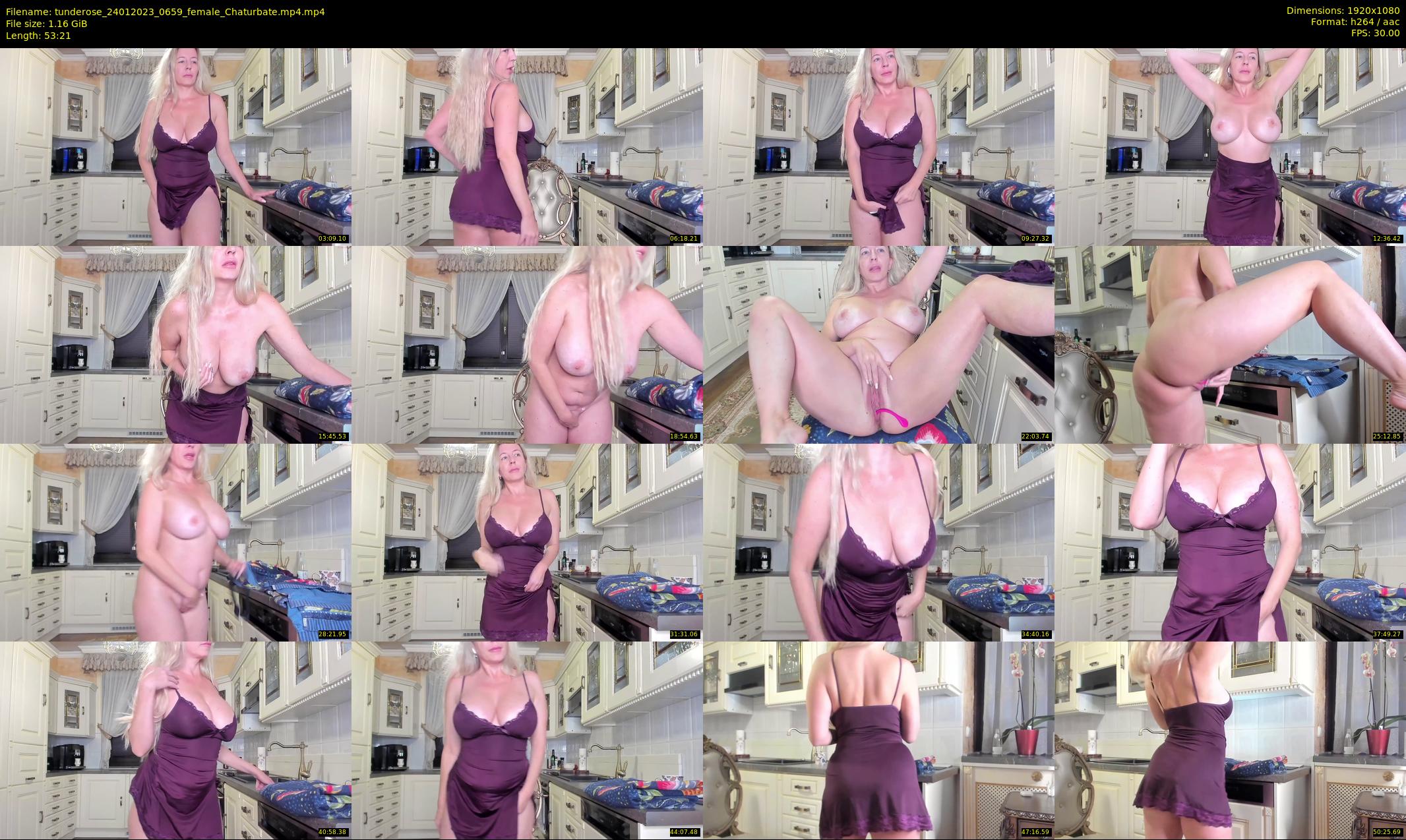 tunderose — 54 minute Chaturbate female cam show recording, 1080p, Jan 24, 2023